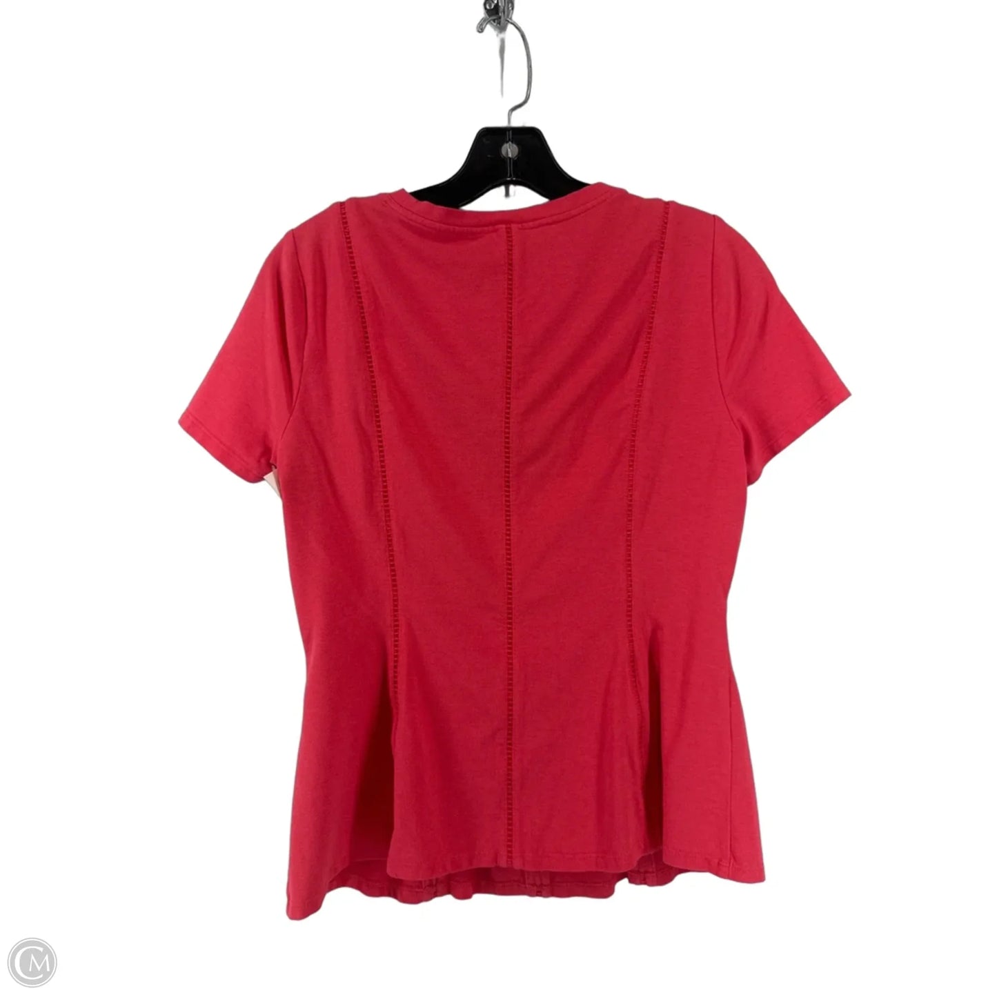 Top Short Sleeve By White House Black Market In Pink, Size: S