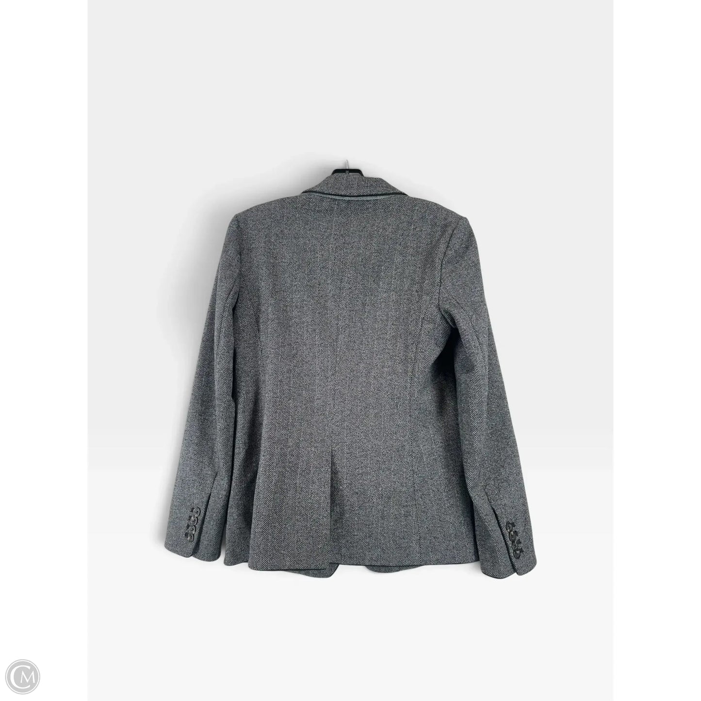 Blazer By Ann Taylor In Grey, Size: 4