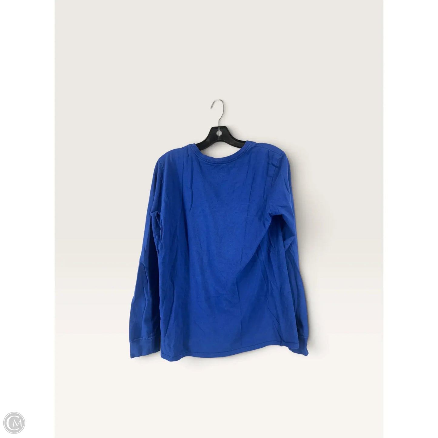 Top Long Sleeve By Cma In Blue, Size: S