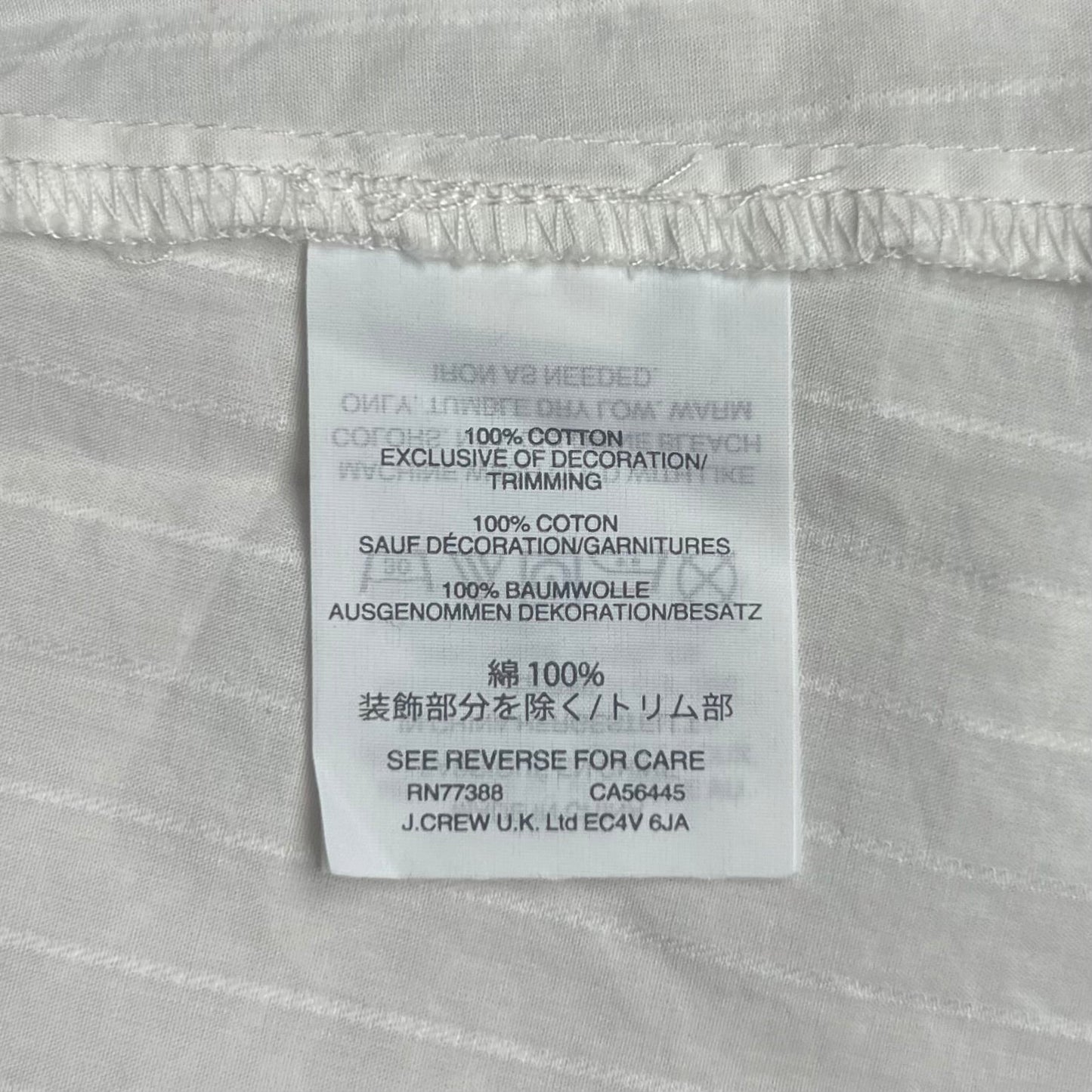 Top Short Sleeve By Madewell In White, Size: Xs