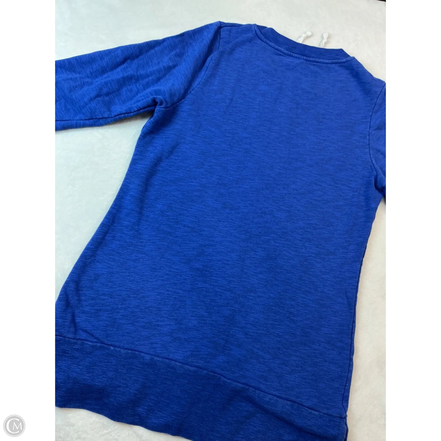Sweatshirt Crewneck By Majestic In Blue, Size: M