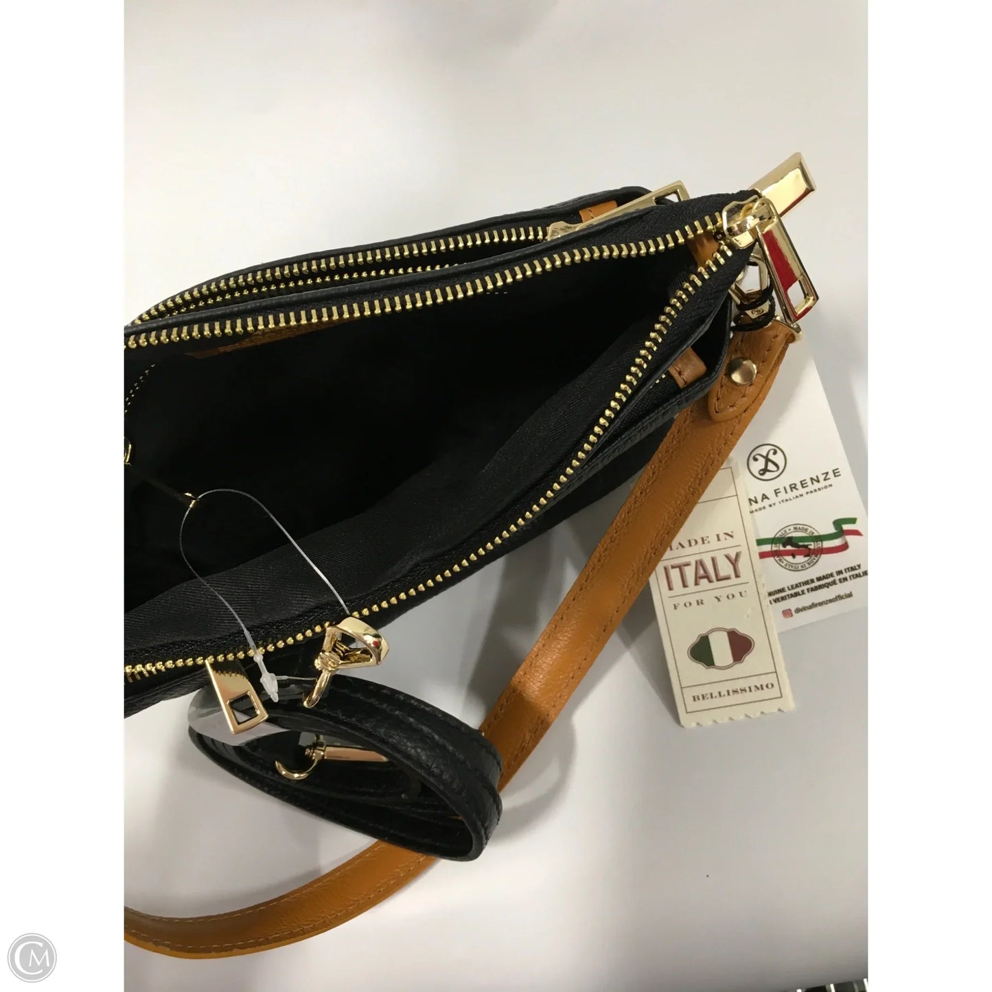 Handbag Leather By DIVINA FIRENZE, Size: Small