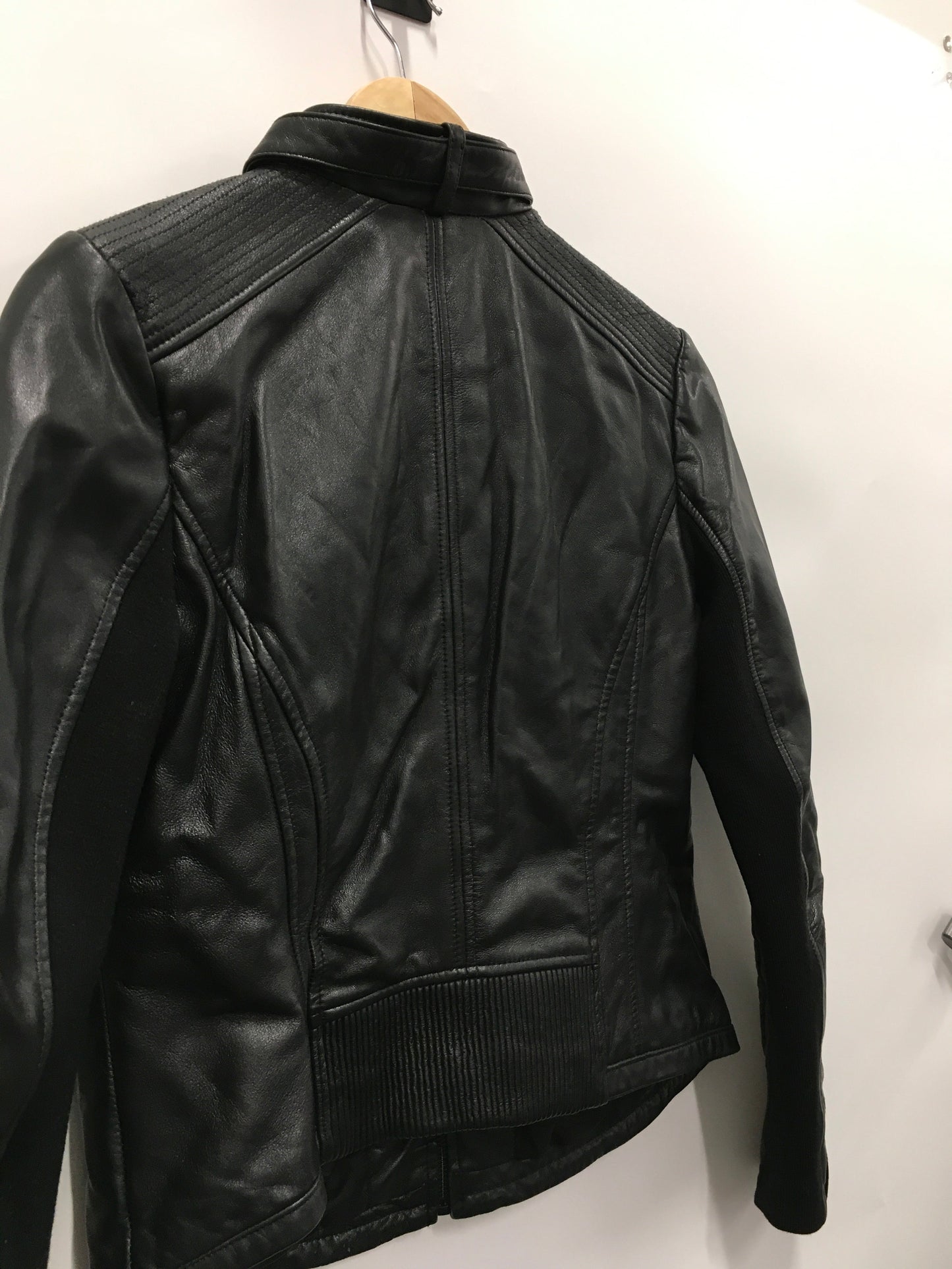 Jacket Leather By Bernardo In Black, Size: Petite M