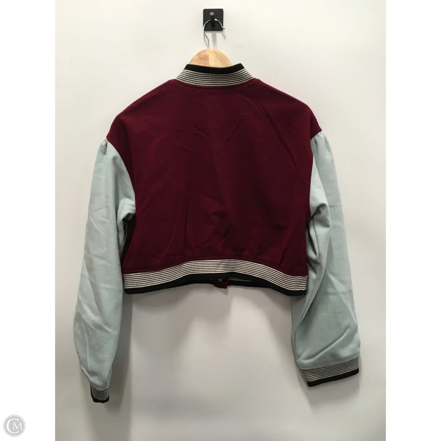 Coat Wool By Maeve In Multi-colored, Size: M