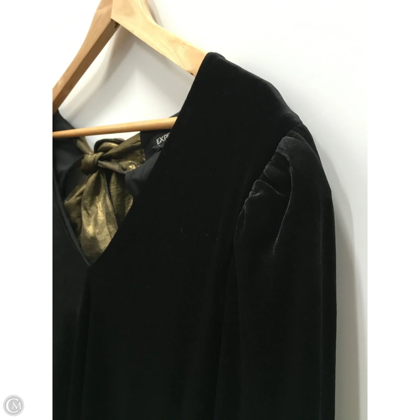 Dress Party Short By Express In Black & Gold, Size: L