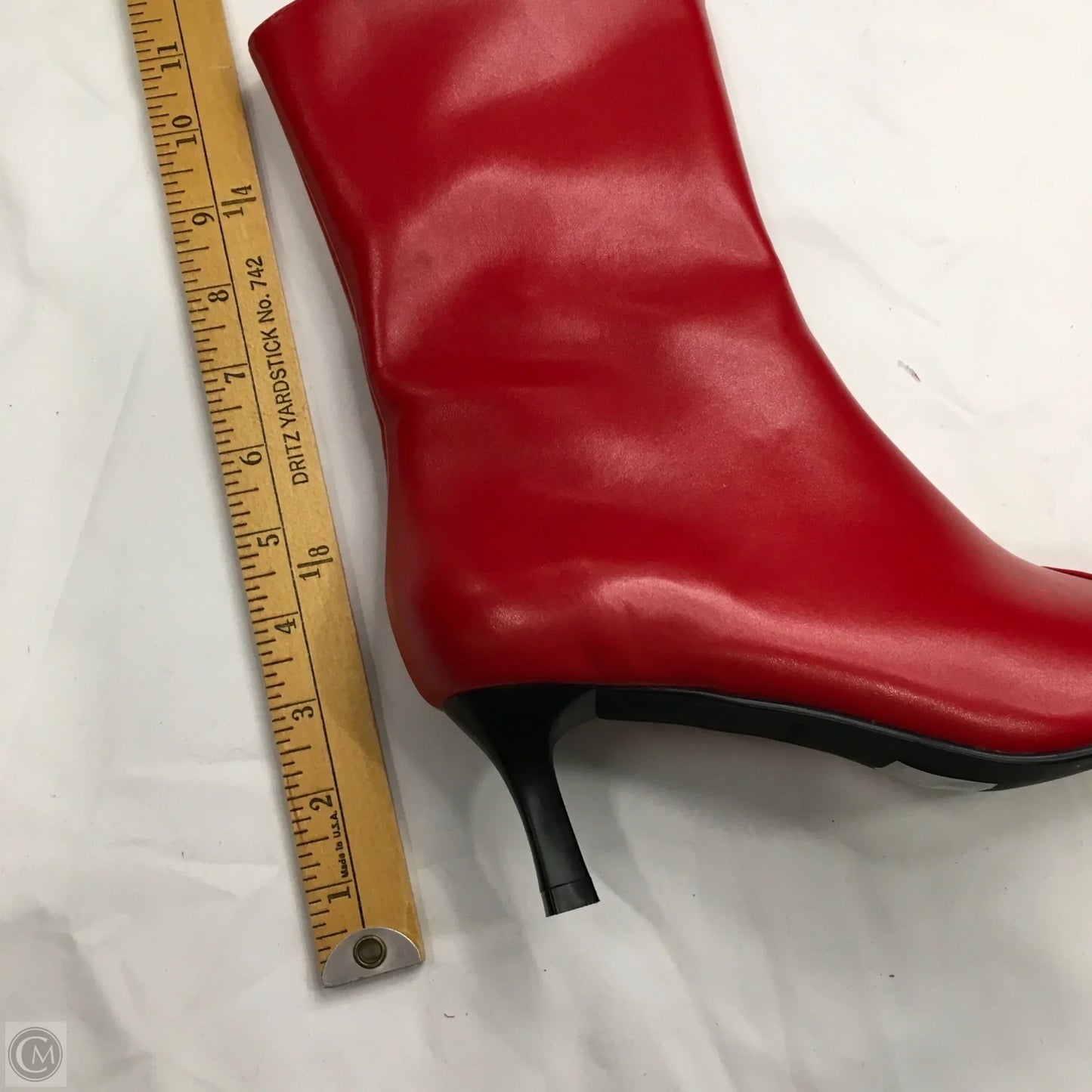 Boots Ankle Heels By Princess Polly In Red, Size: 7