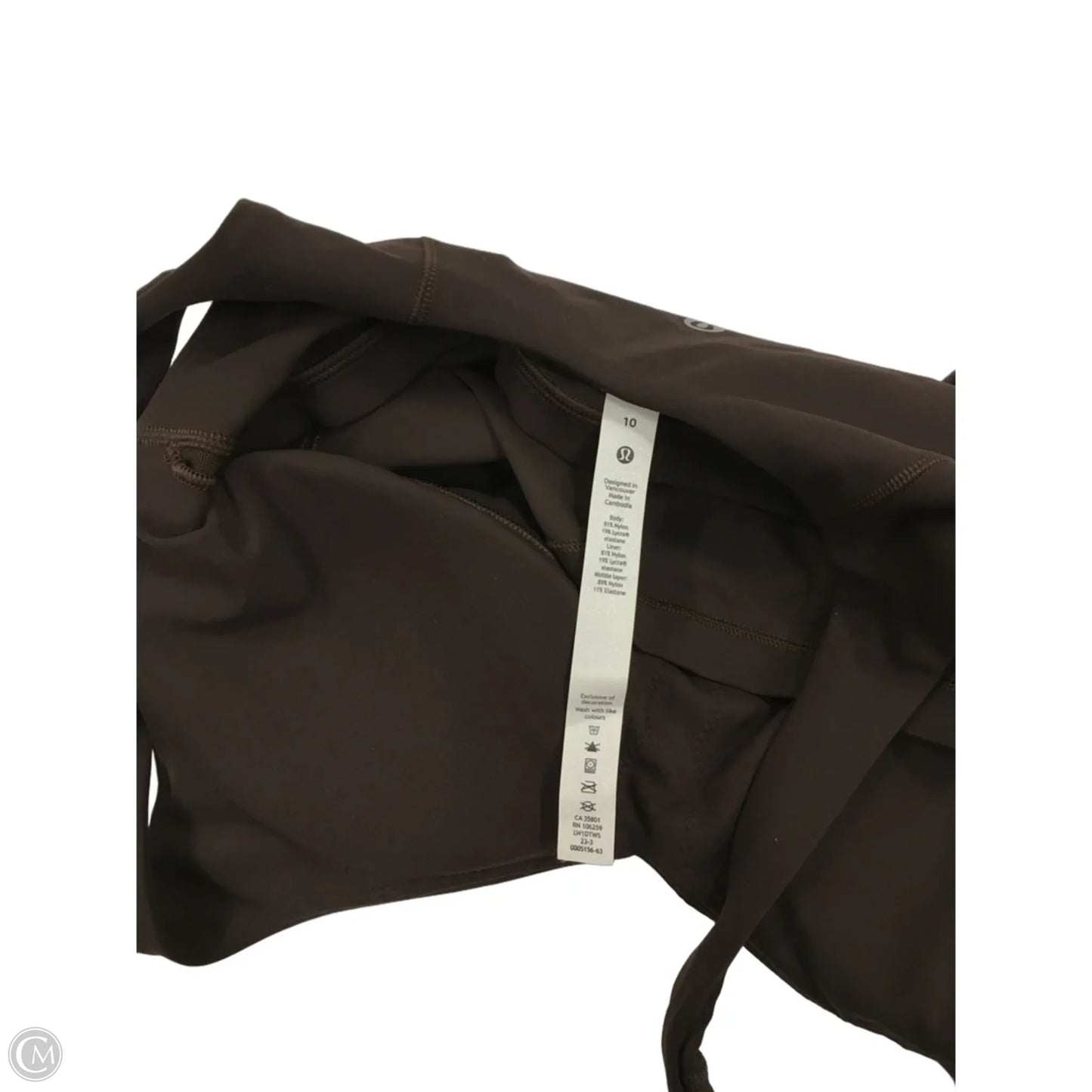Athletic Tank Top By Lululemon In Brown, Size: 10
