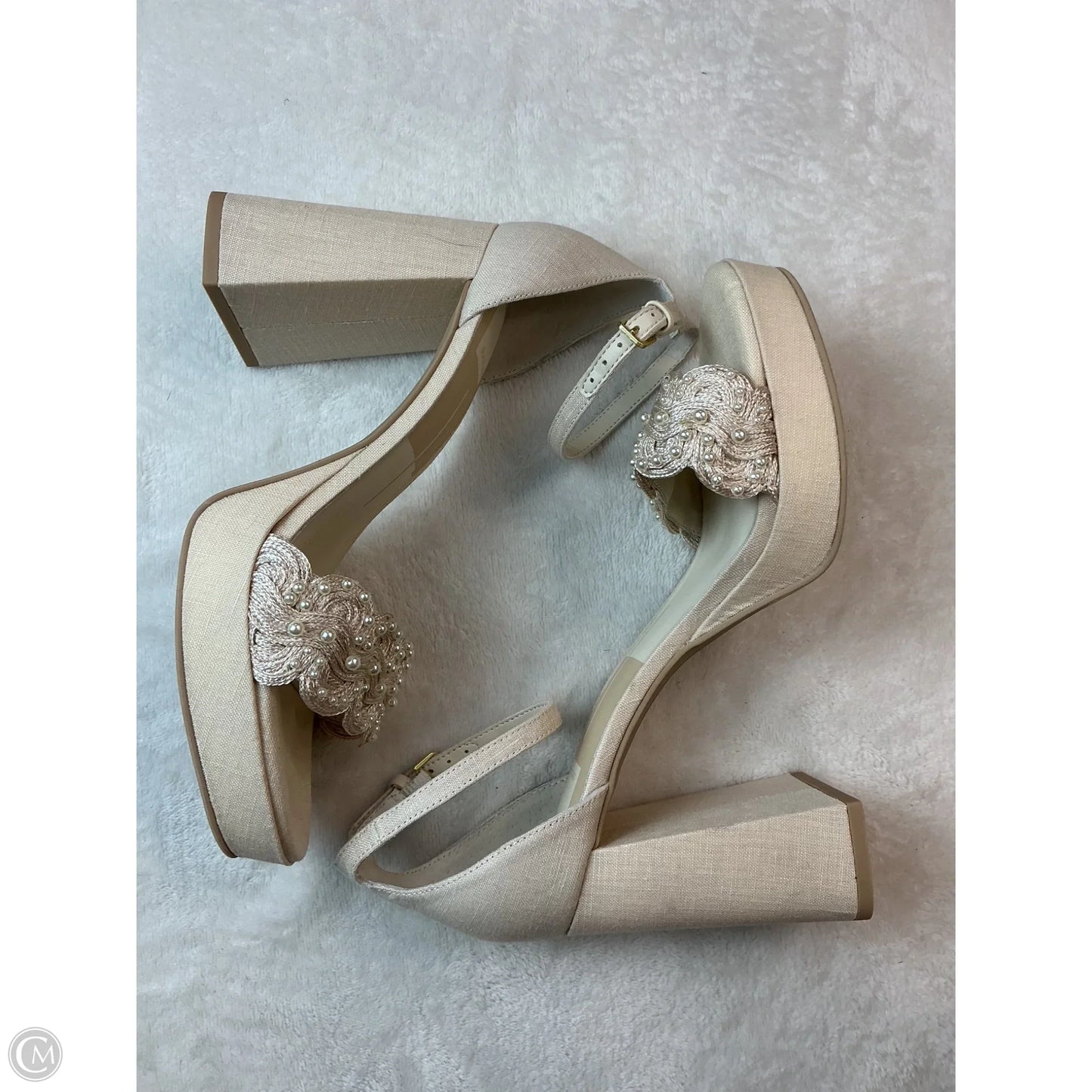 Shoes Heels Block By Dolce Vita In Tan, Size: 8.5