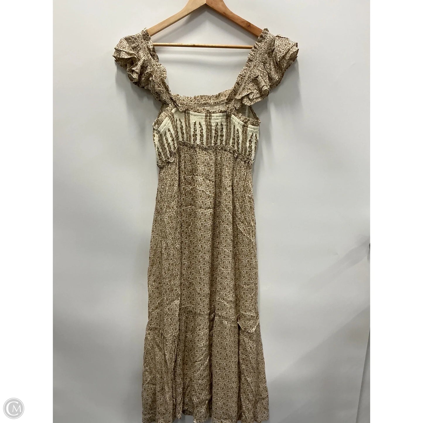 Dress Casual Maxi By Jessica Simpson In Tan, Size: L