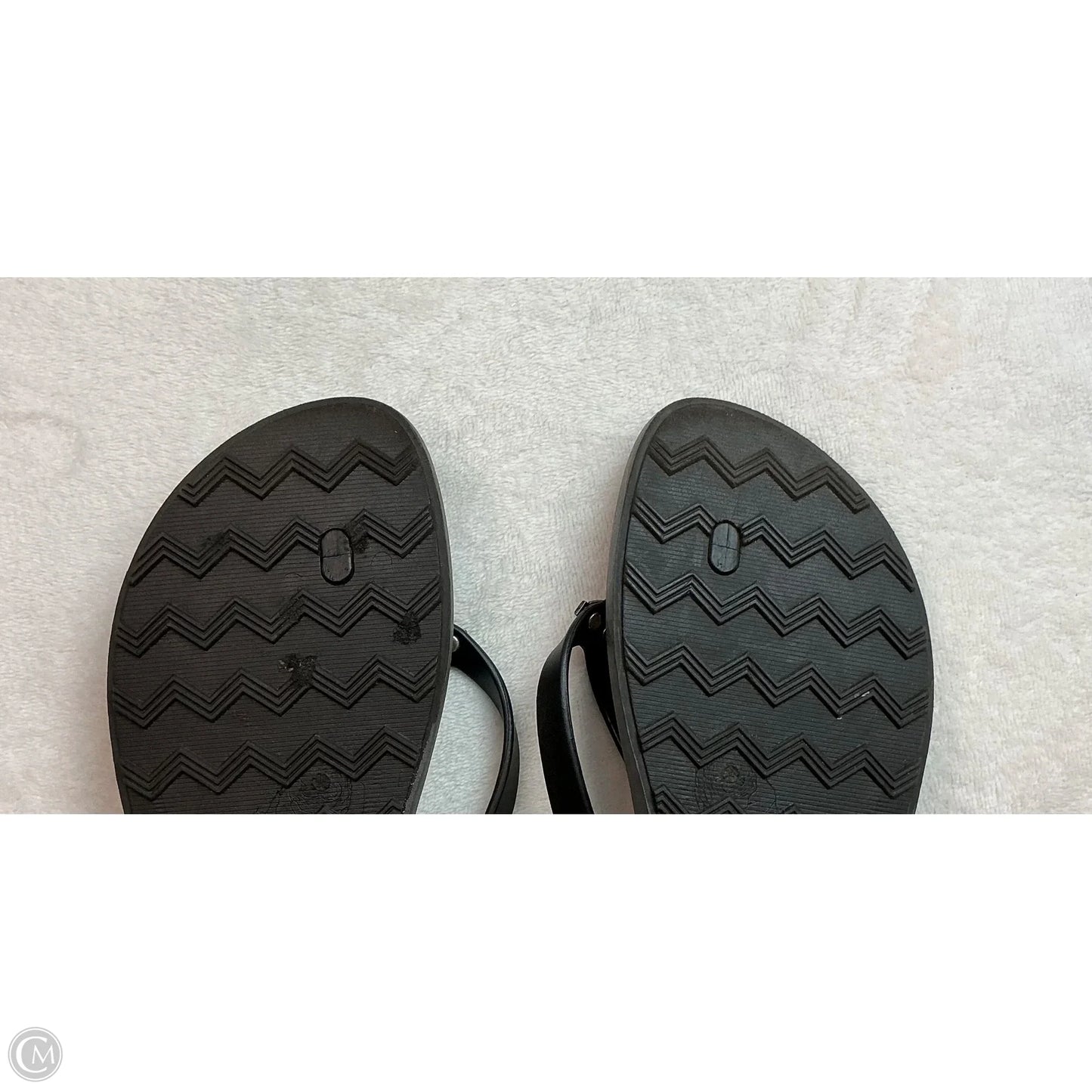 Sandals Flip Flops By Harley Davidson In Black, Size: 10