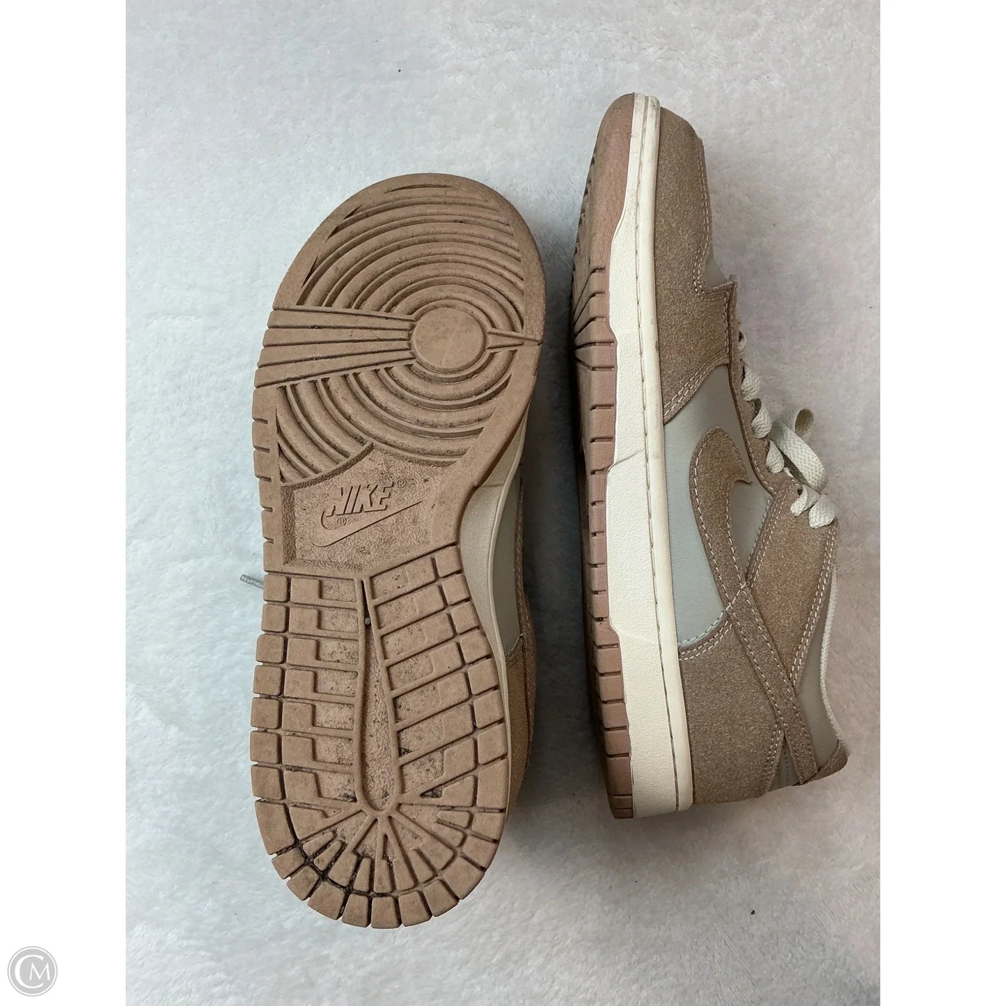 Shoes Sneakers By Nike In Brown & Grey, Size: 8.5