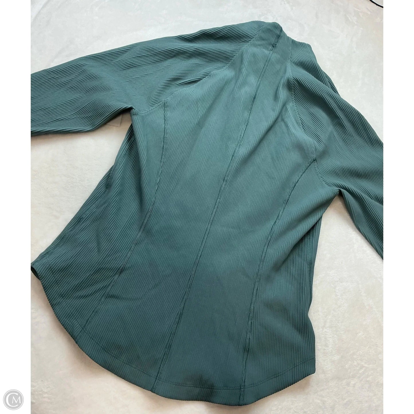 Athletic Jacket By Athleta In Teal, Size: L