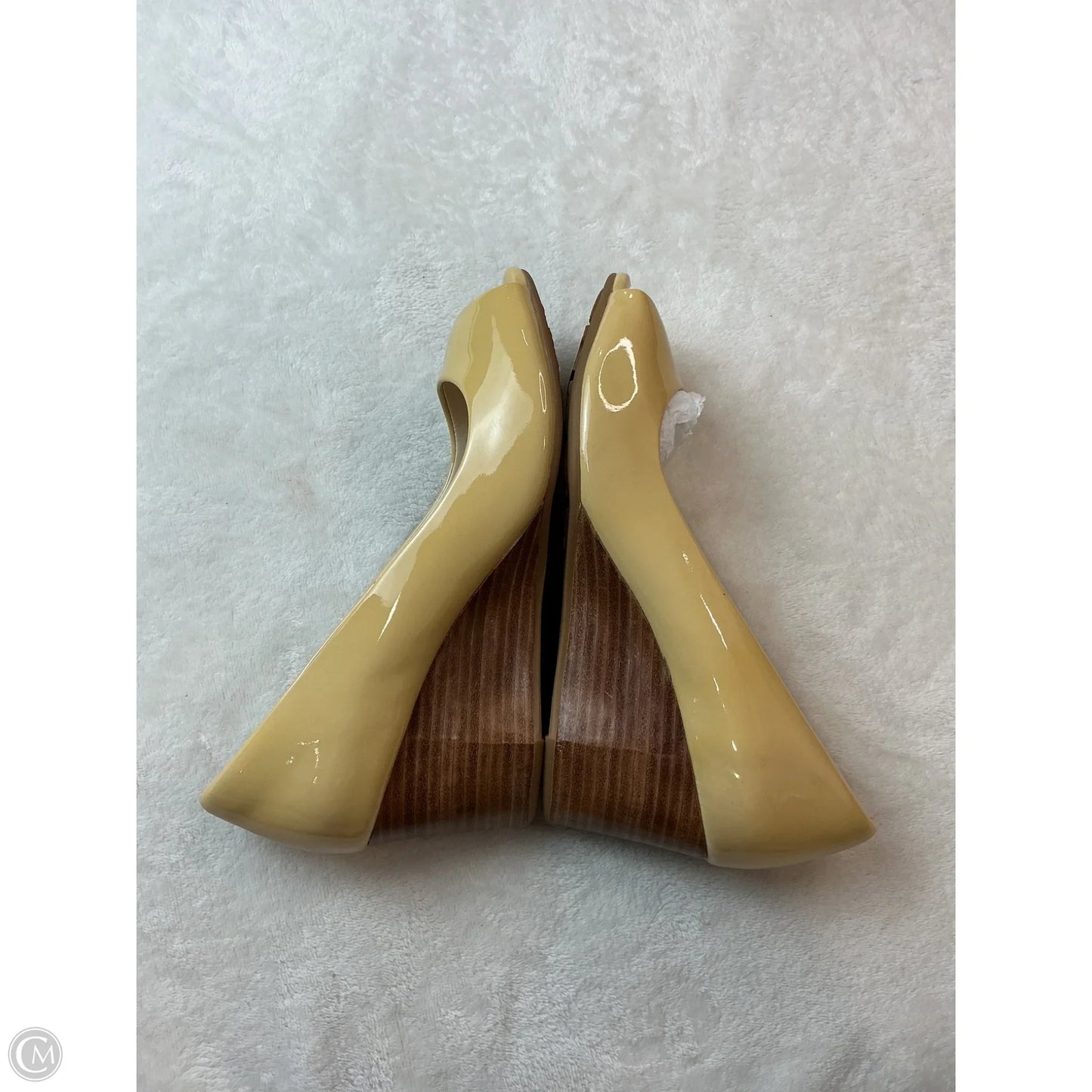 Shoes Heels Wedge By Cole-haan In Cream, Size: 6.5