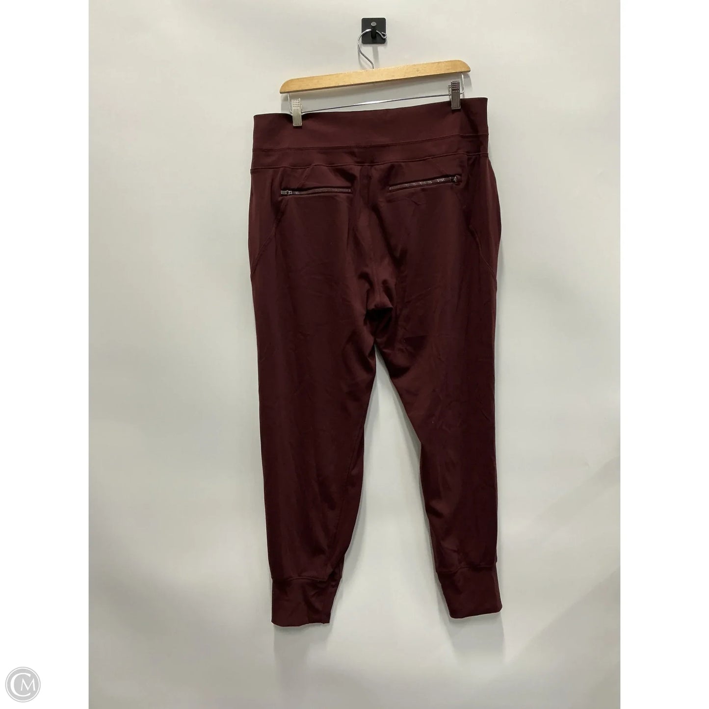 Athletic Pants By Athleta In Maroon, Size: Xl