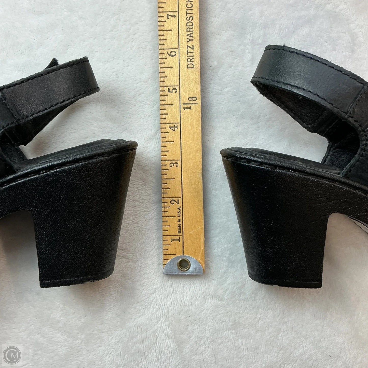 Sandals Heels Block By Born In Black, Size: 9