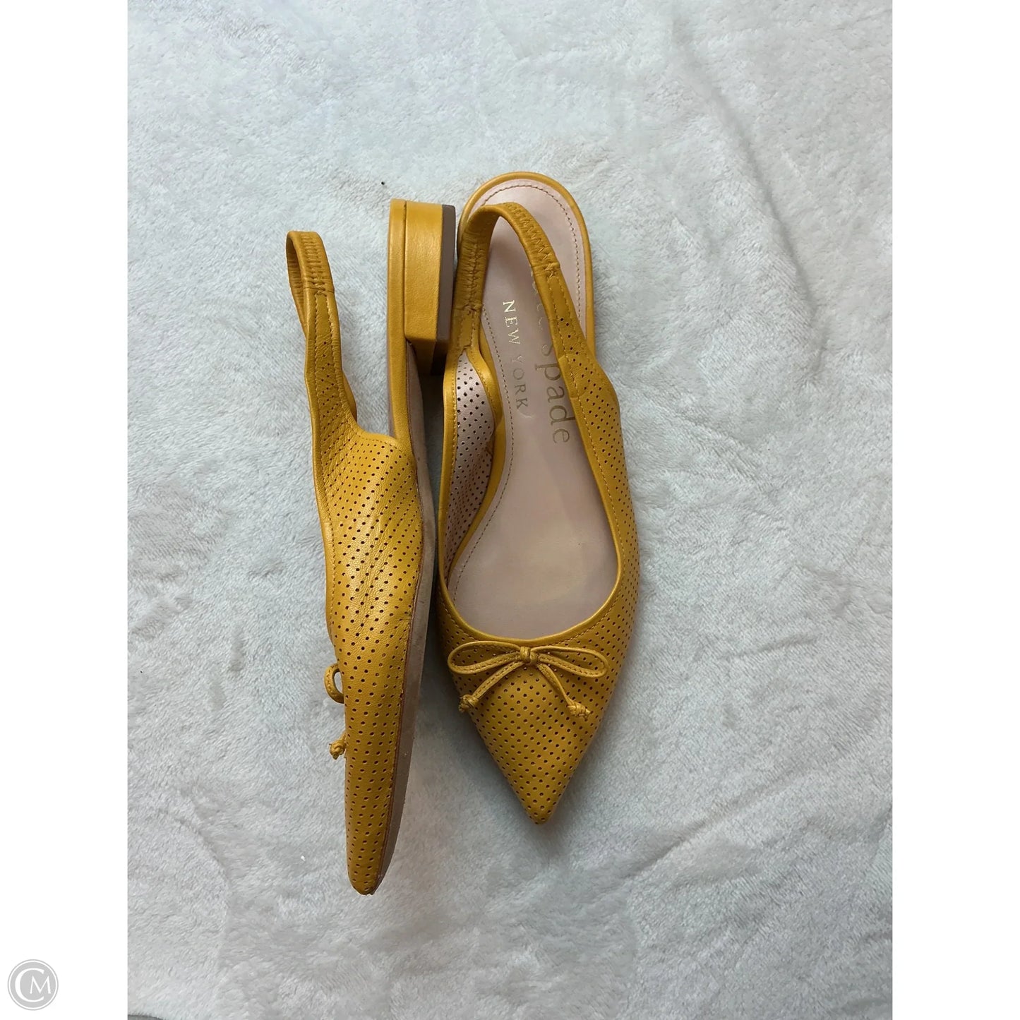 Shoes Designer By Kate Spade In Yellow, Size: 7