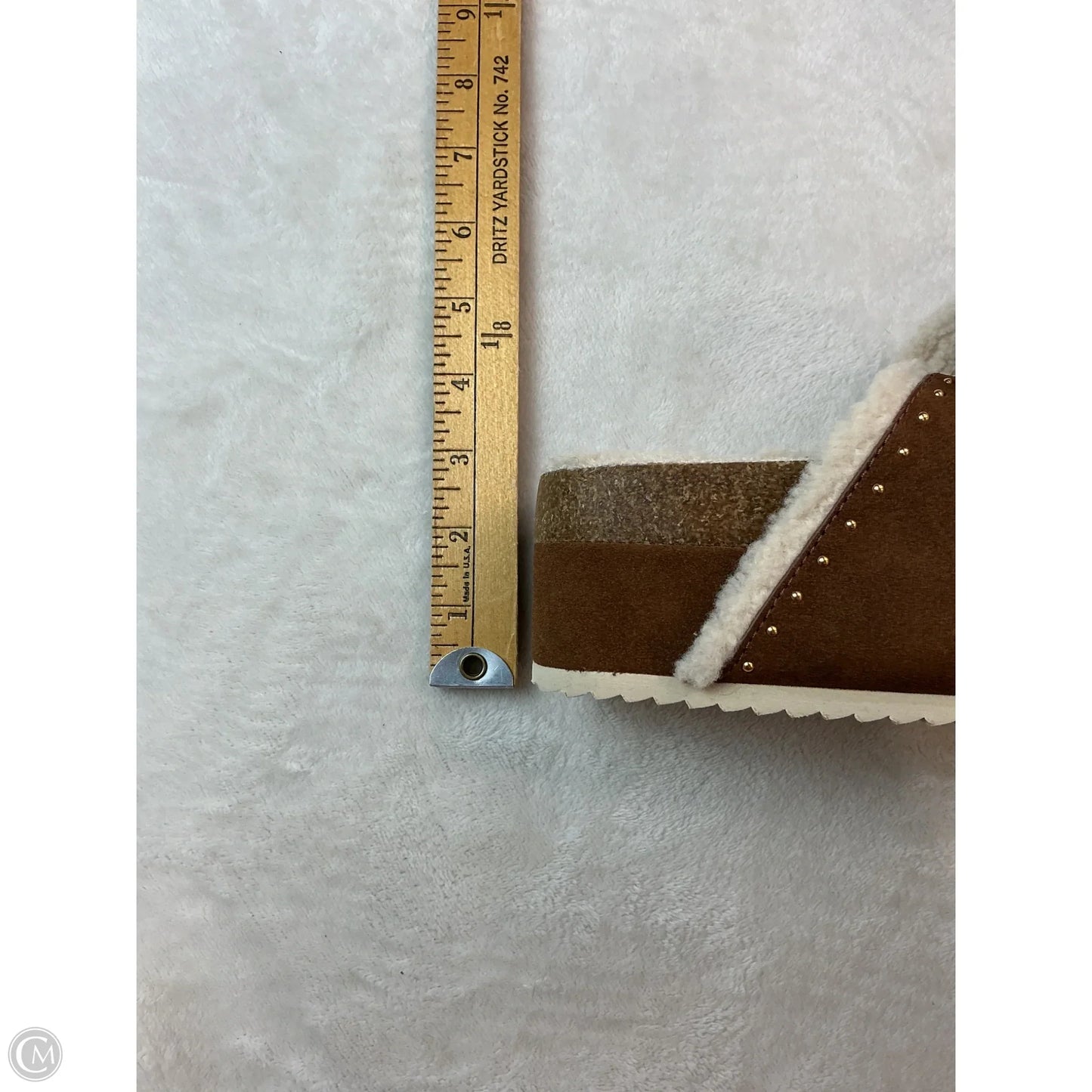 Sandals Heels Platform By Mia In Brown, Size: 10