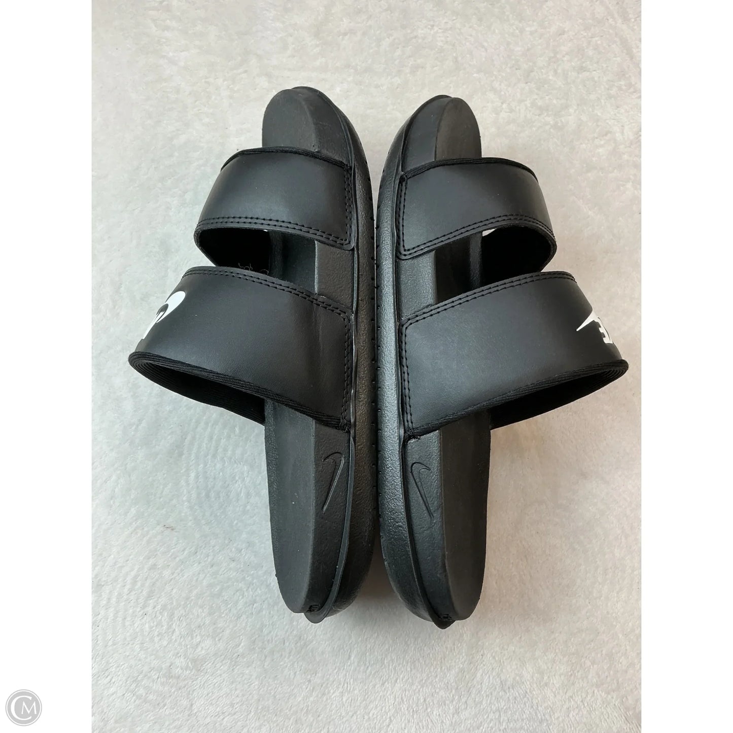 Sandals Flats By Nike In Black, Size: 9