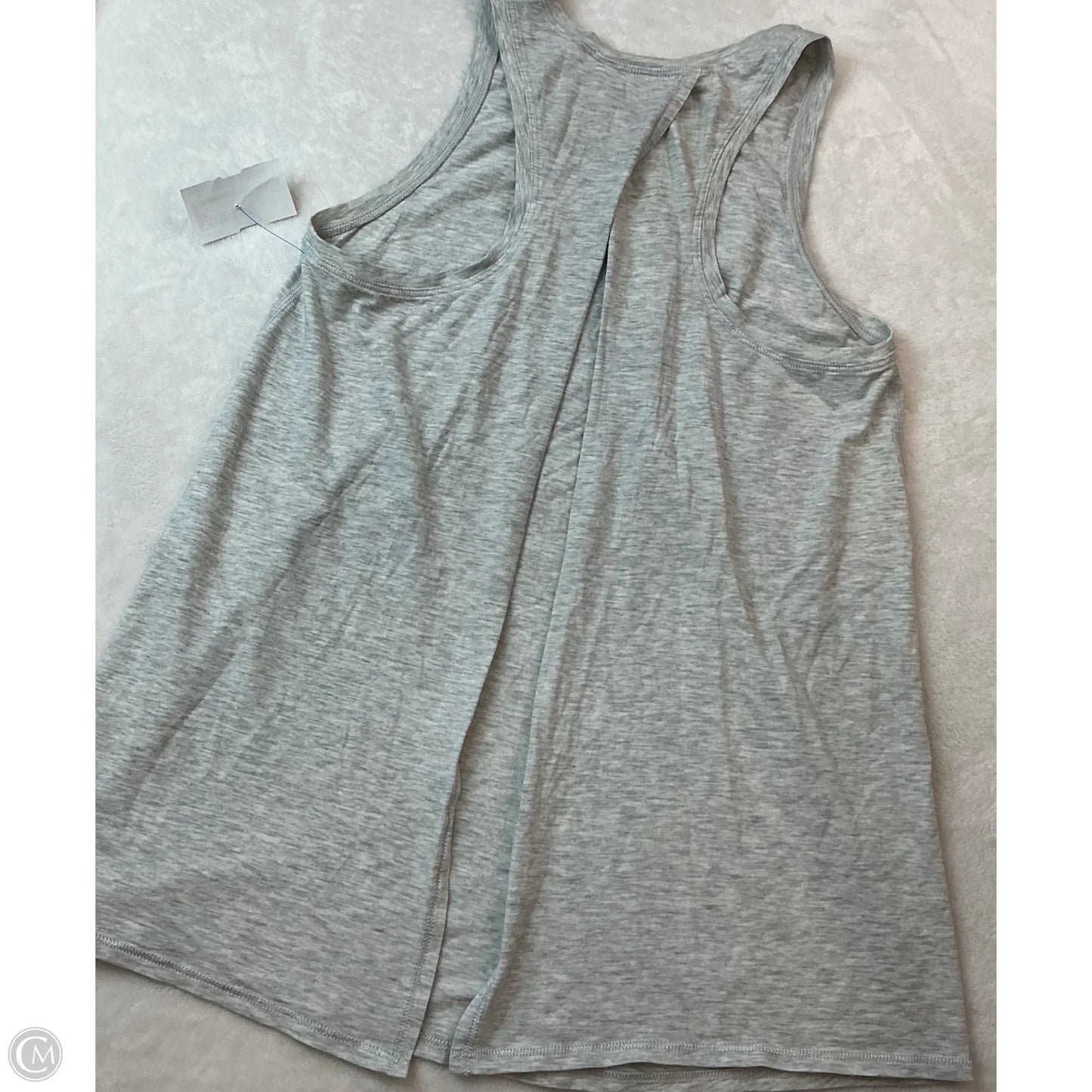Athletic Tank Top By Lululemon In Grey, Size: M