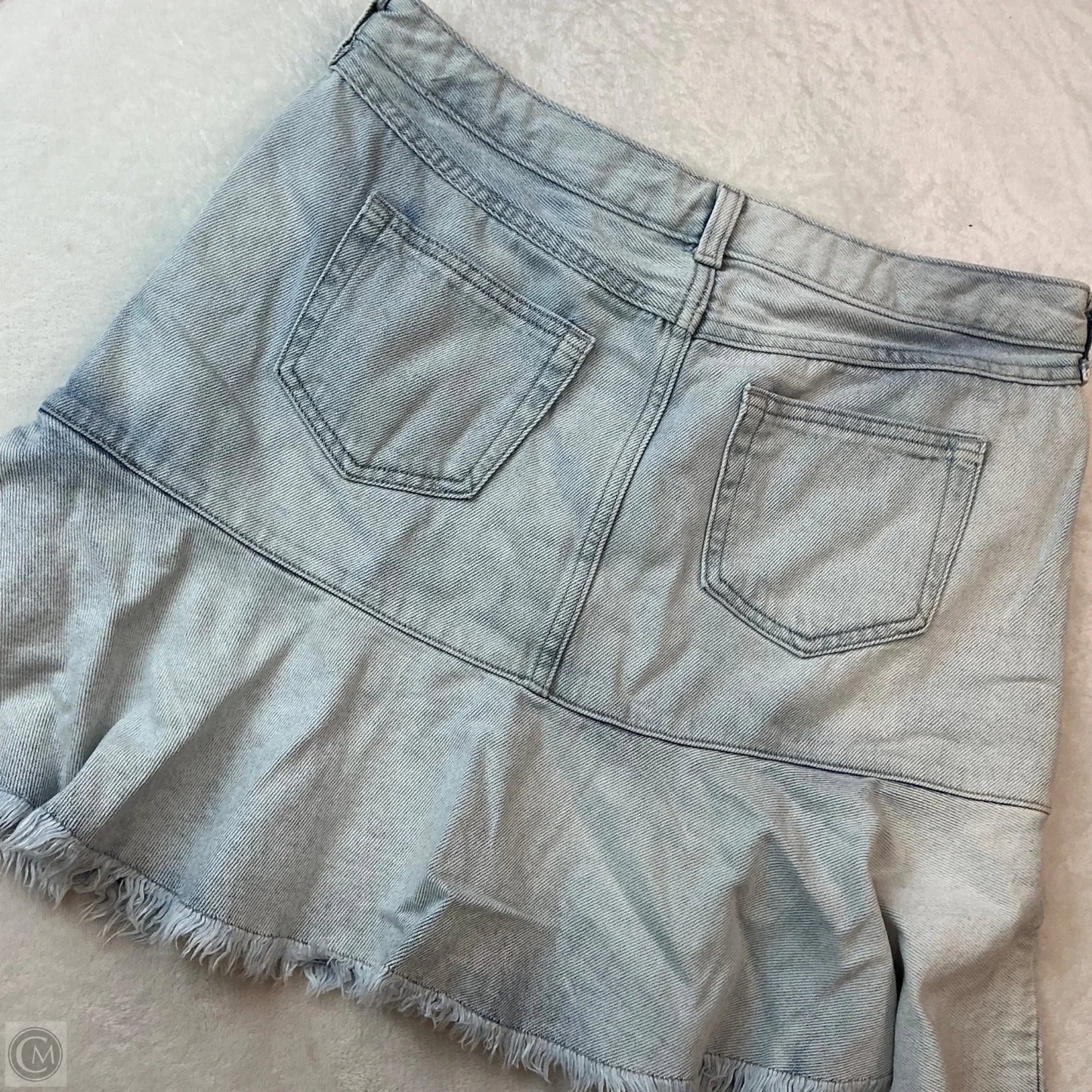 Skirt Designer By Michael Kors In Blue Denim, Size: 10