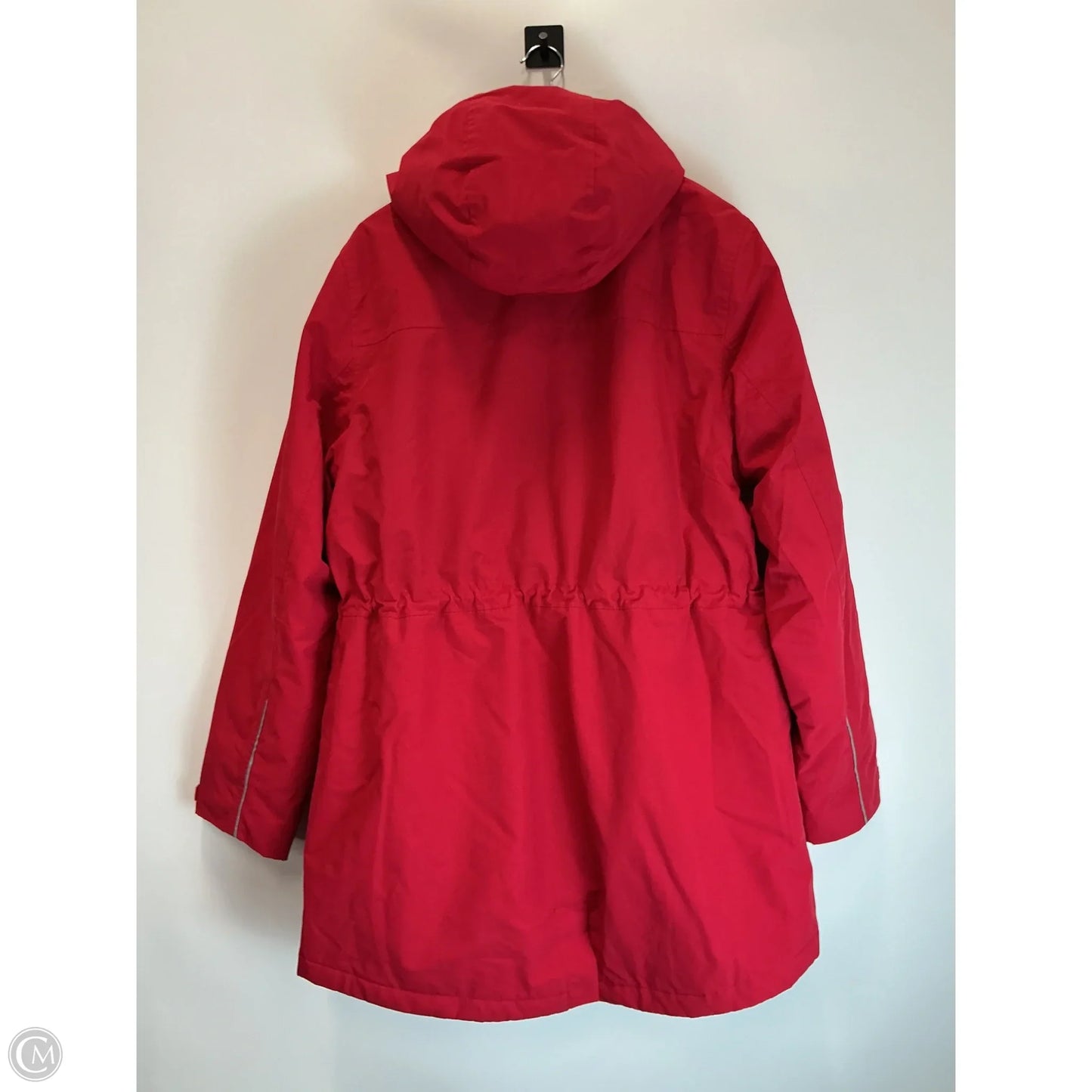 Coat Other By Lands End In Red, Size: Xl
