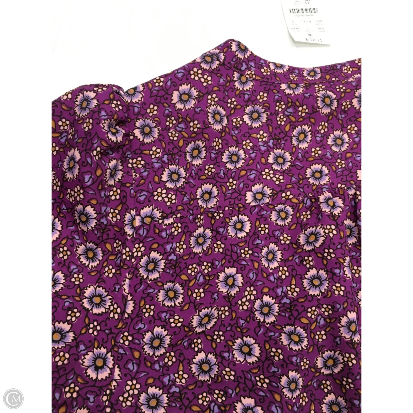Top Short Sleeve By J. Crew In Purple, Size: S