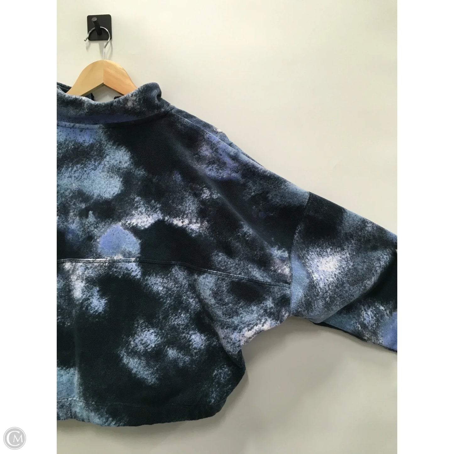 Athletic Sweatshirt Collar By Nike In Blue, Size: Xs