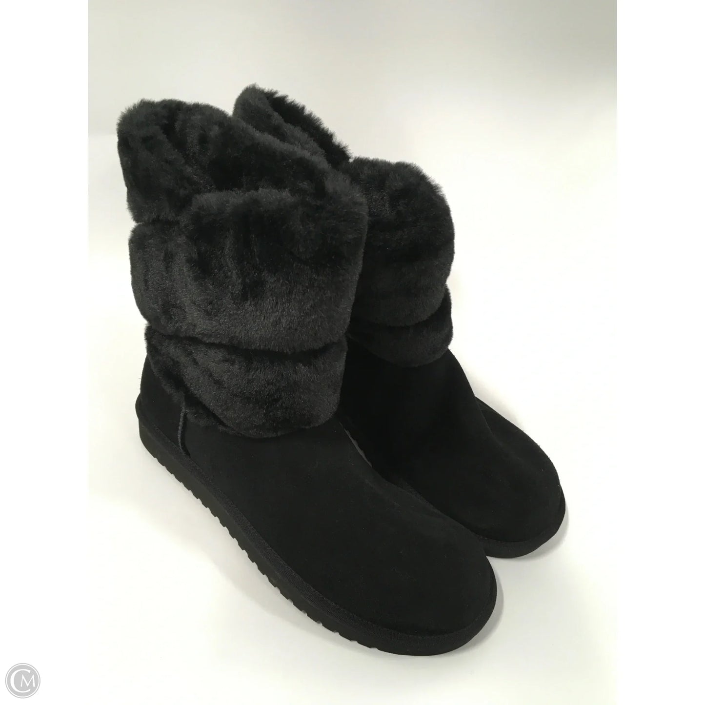Boots Ankle Flats By Koolaburra By Ugg In Black, Size: 12