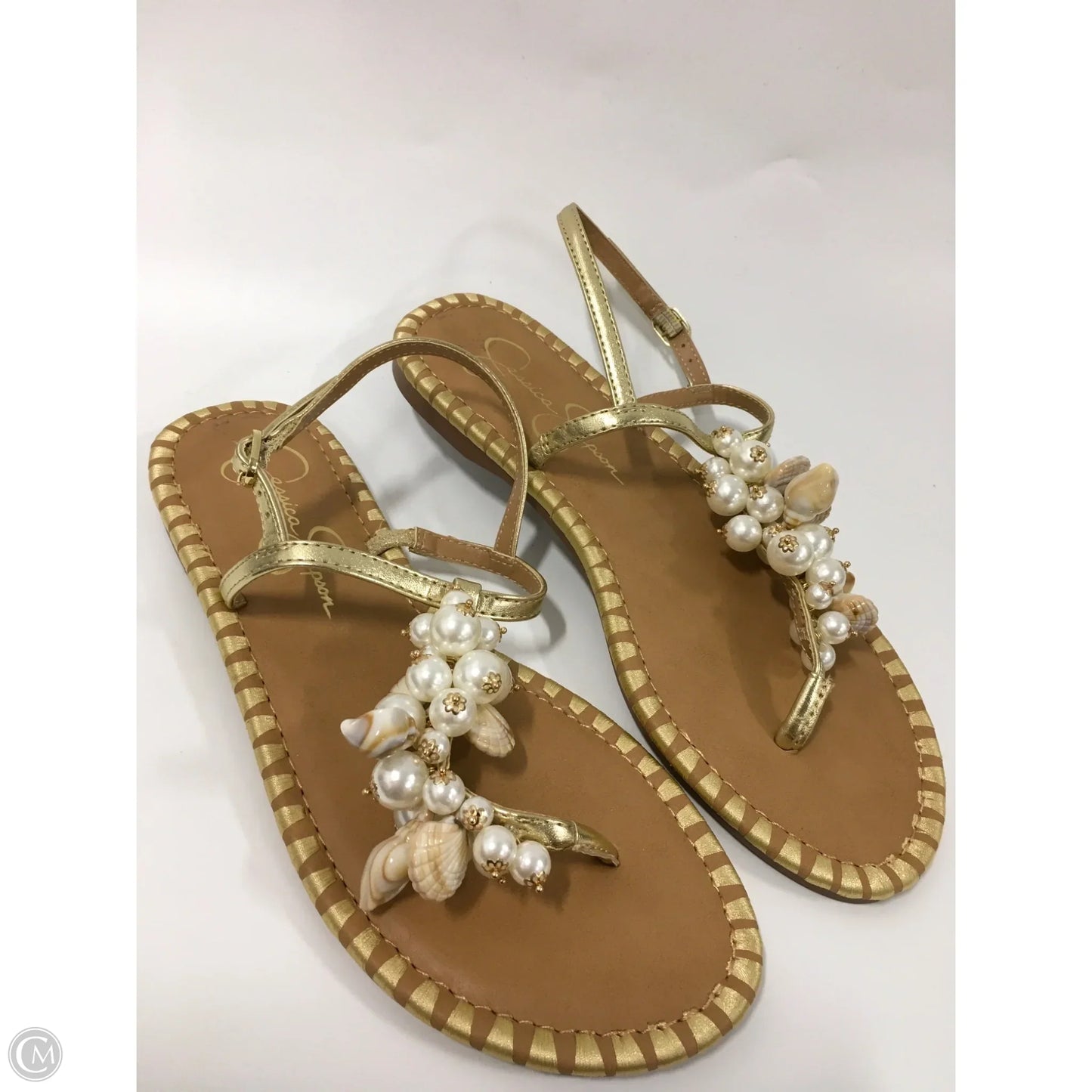 Sandals Flats By Jessica Simpson In Cream, Size: 6.5