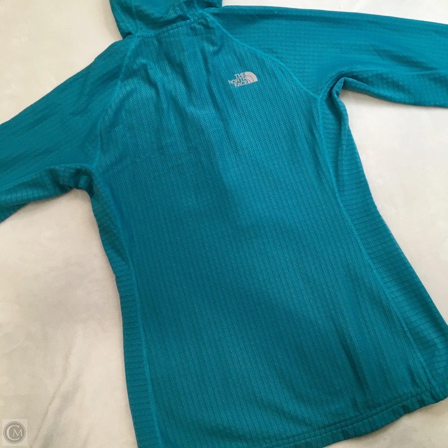 Athletic Top Long Sleeve Hoodie By The North Face In Blue, Size: S