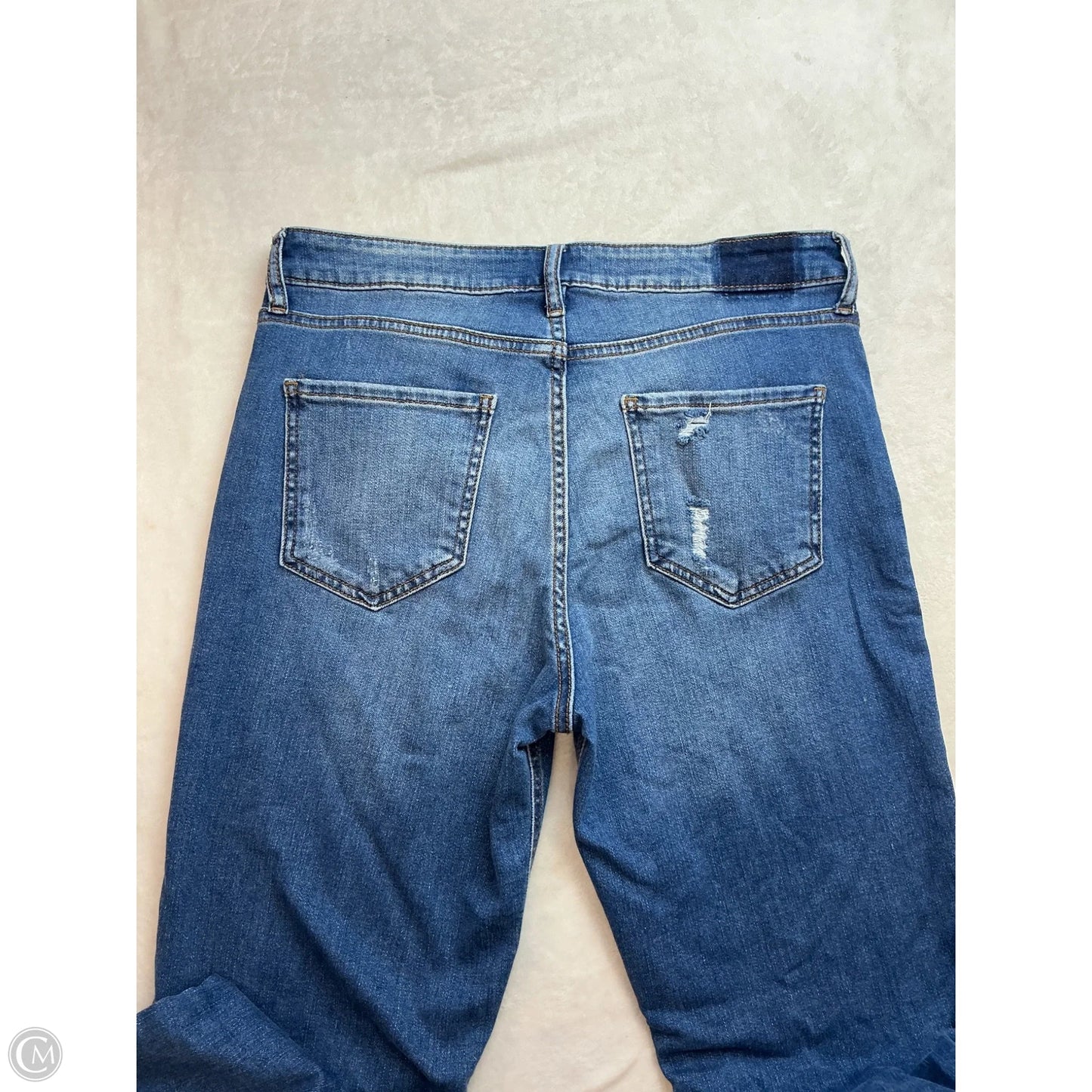 Jeans Straight By Kut In Blue Denim, Size: 10