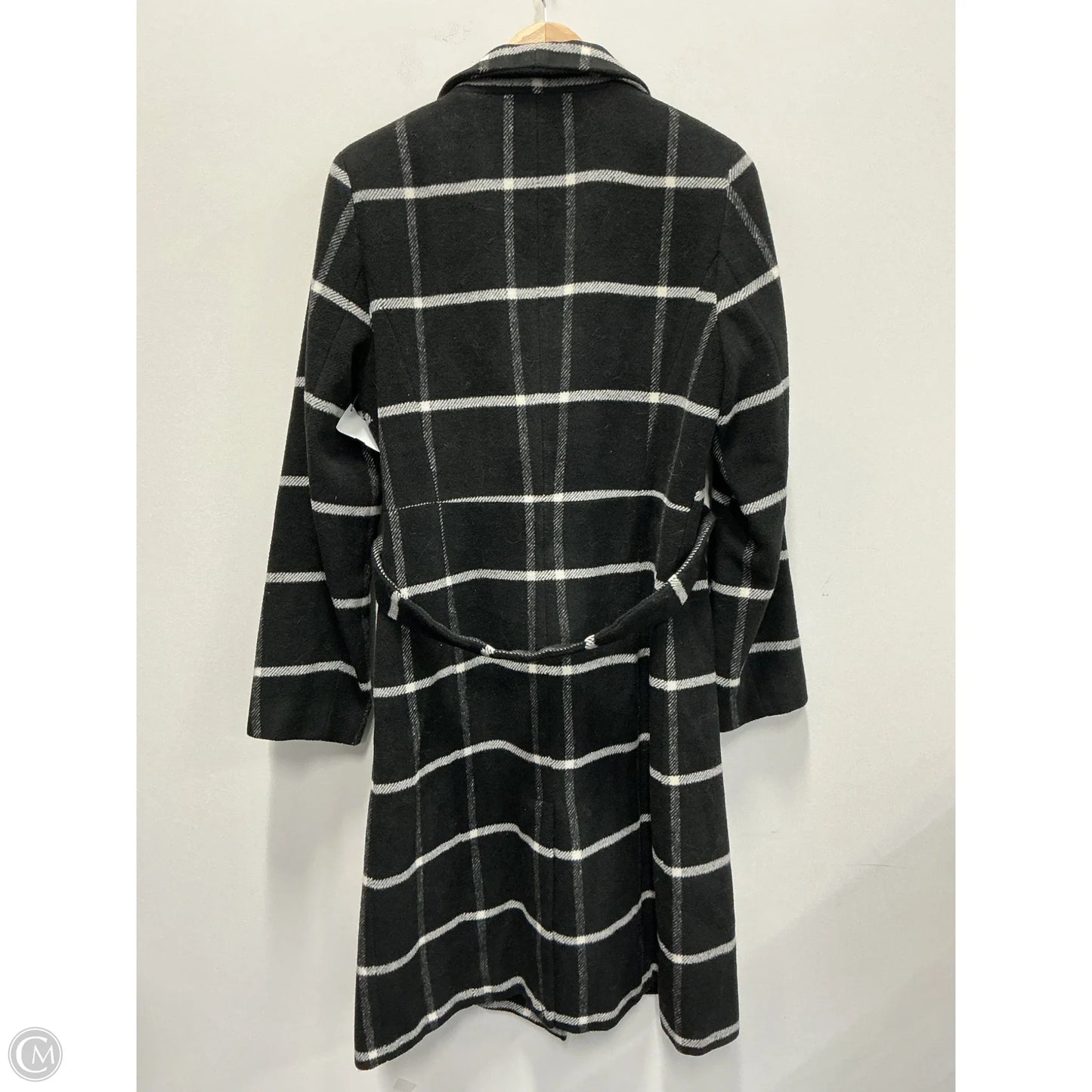 Coat Wool By Ivanka Trump In Black & White, Size: L
