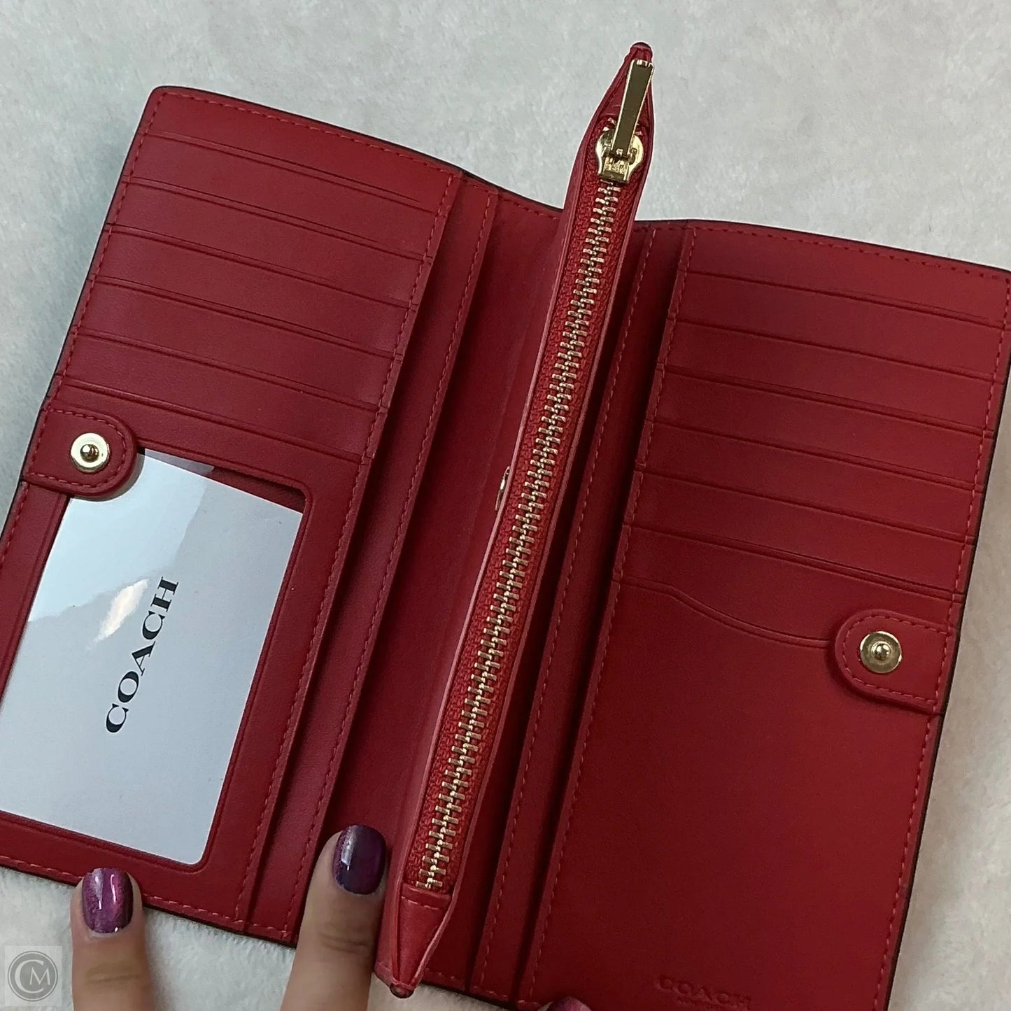Wallet Designer By Coach, Size: Medium