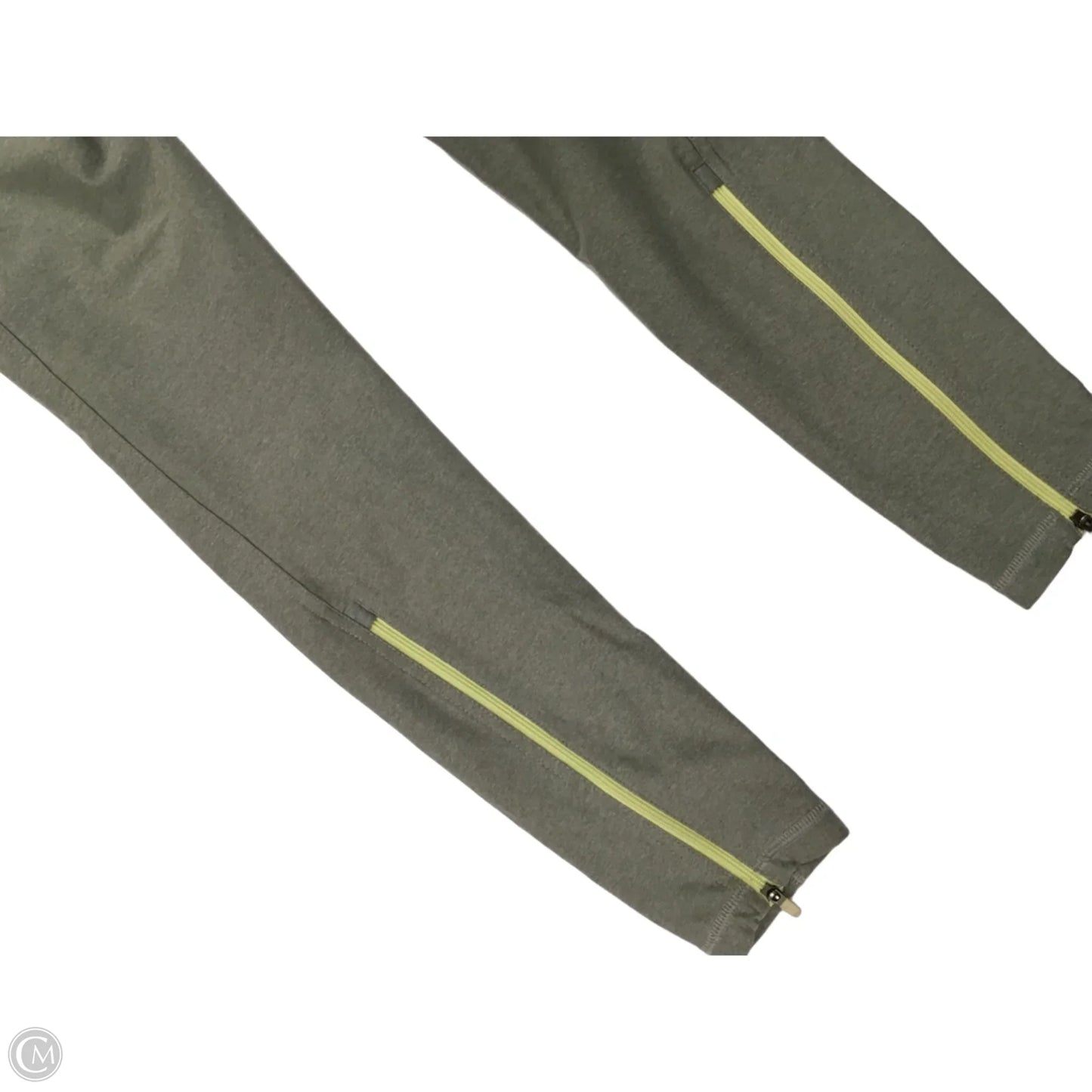 Athletic Leggings By Nike In Grey, Size: M