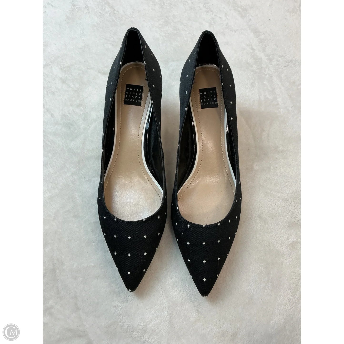 Shoes Heels Kitten By White House Black Market In Polkadot Pattern, Size: 8.5