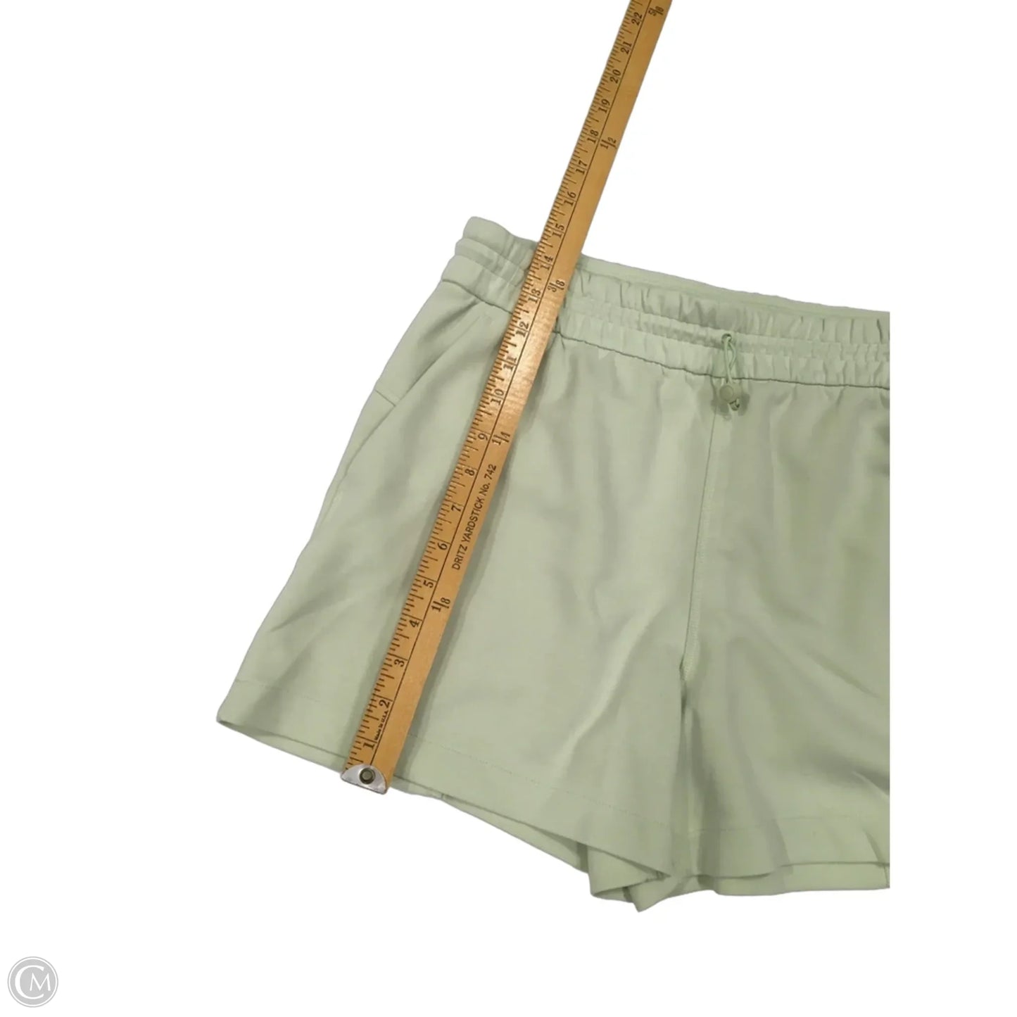 Athletic Shorts By Lululemon In Green, Size: 10
