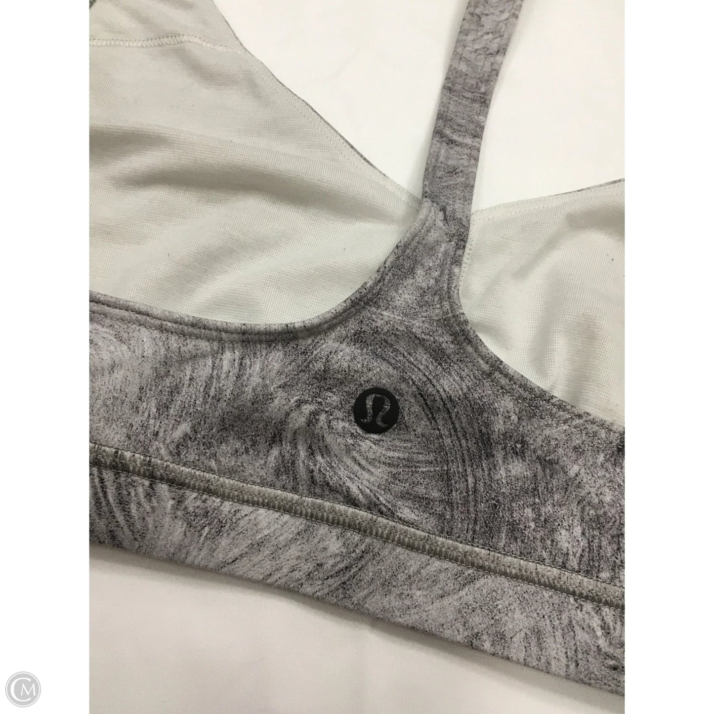 Athletic Bra By Lululemon In Grey, Size: 10