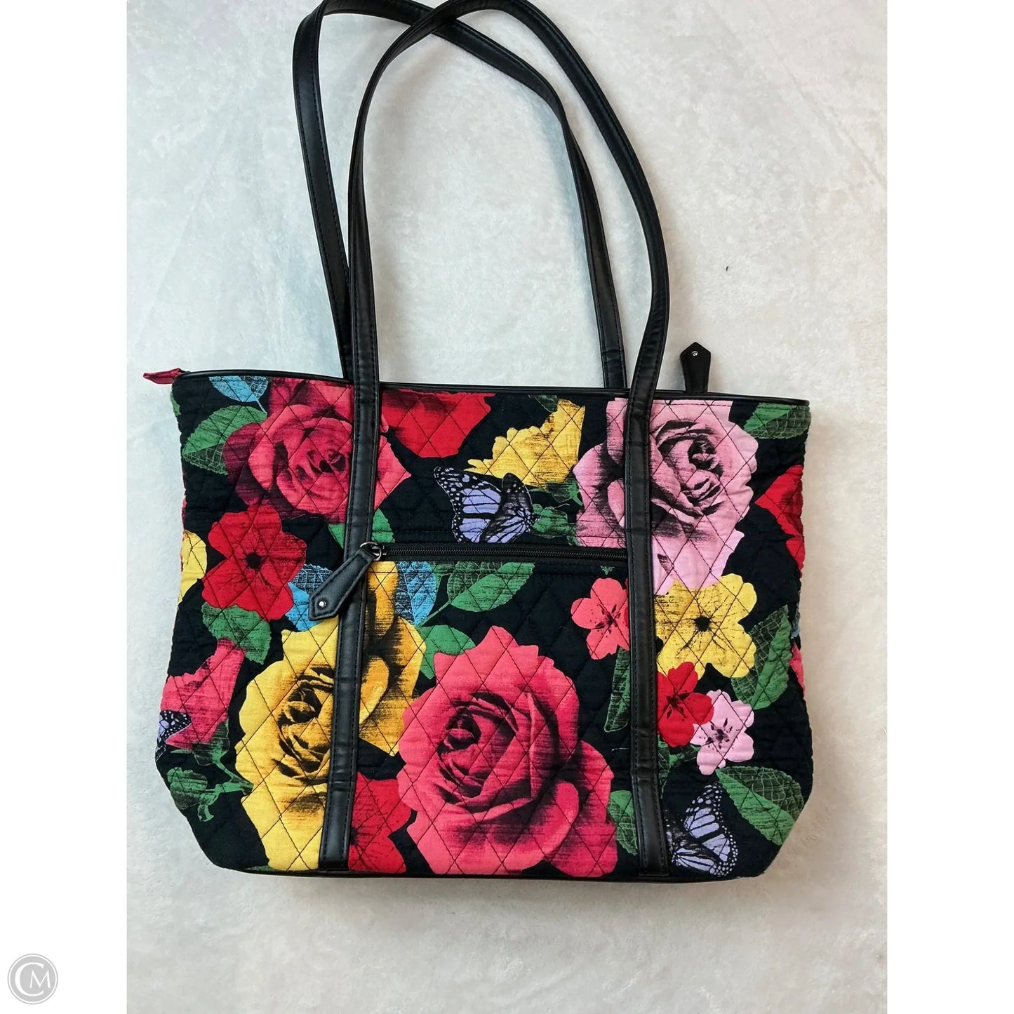Handbag By Vera Bradley, Size: Large