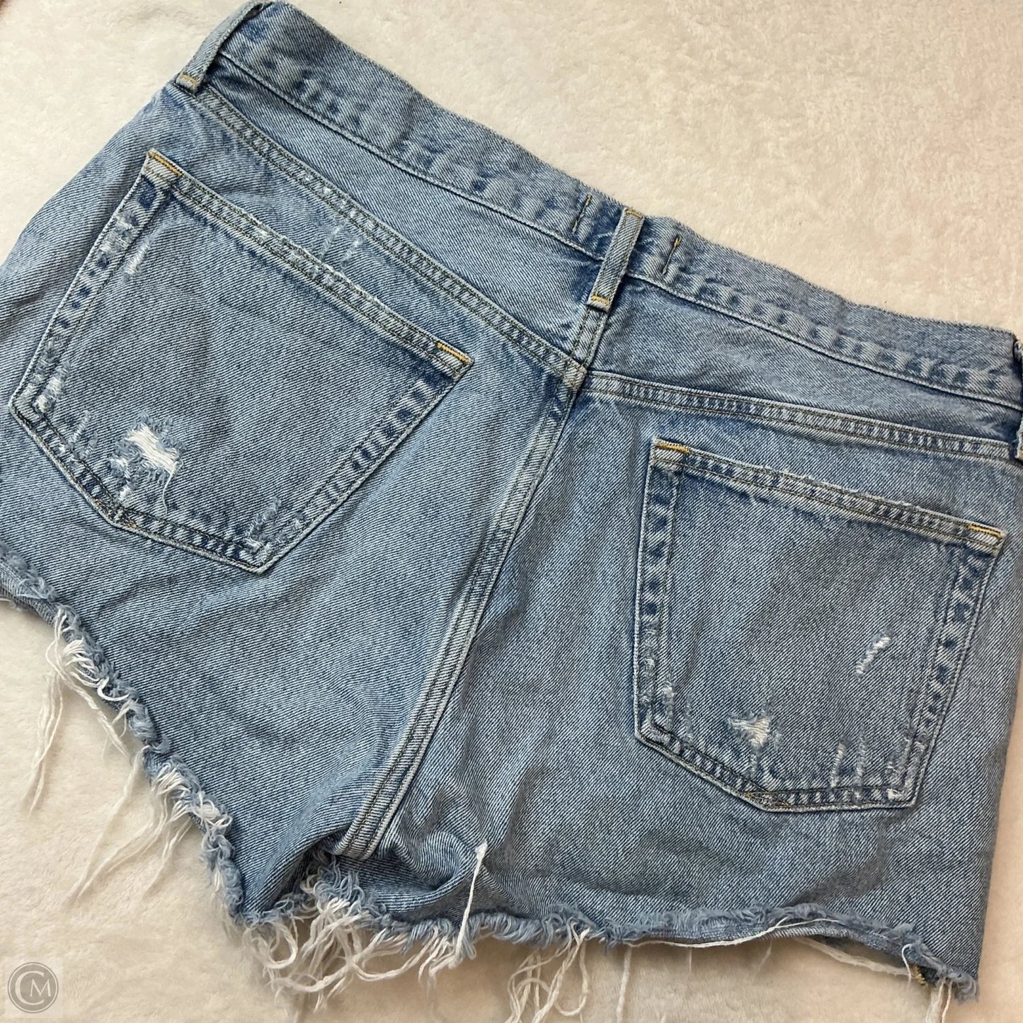 Shorts By Agolde In Blue Denim, Size: 8