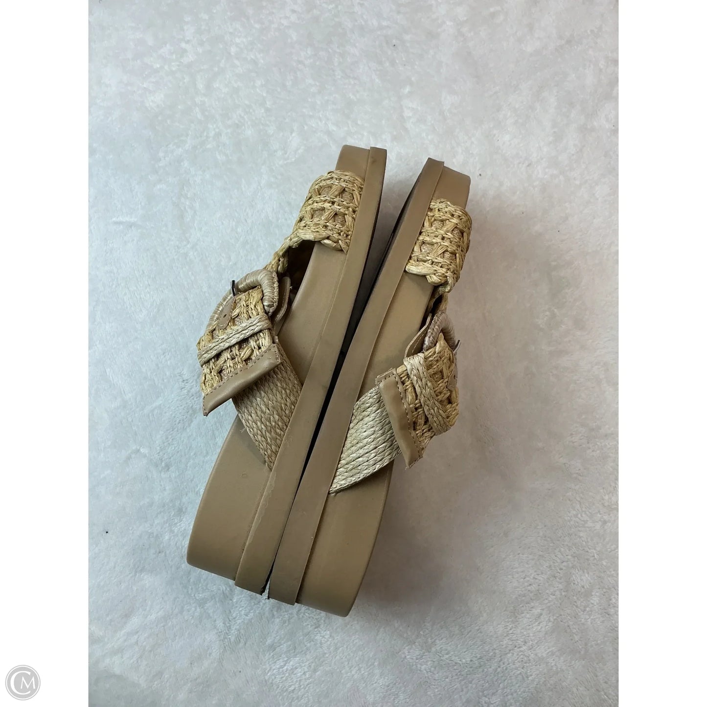 Sandals Flats By Marc Fisher In Cream, Size: 8.5