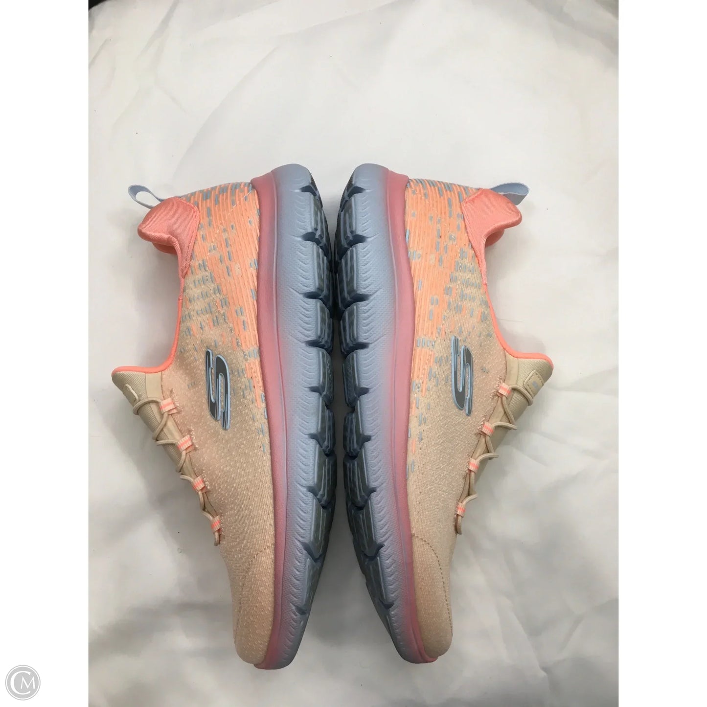 Shoes Athletic By Skechers In Peach, Size: 8.5