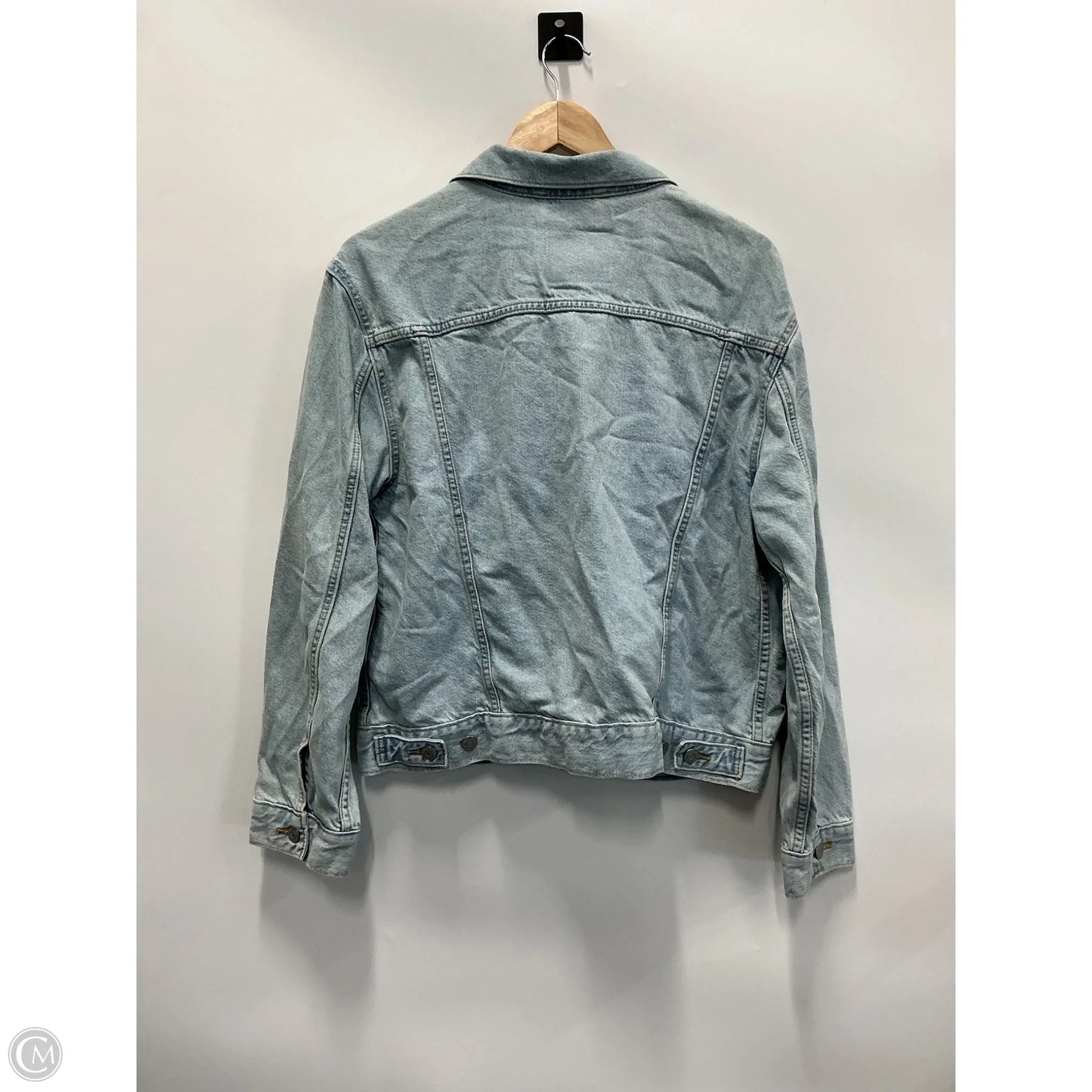 Jacket Denim By Levis In Blue Denim, Size: L
