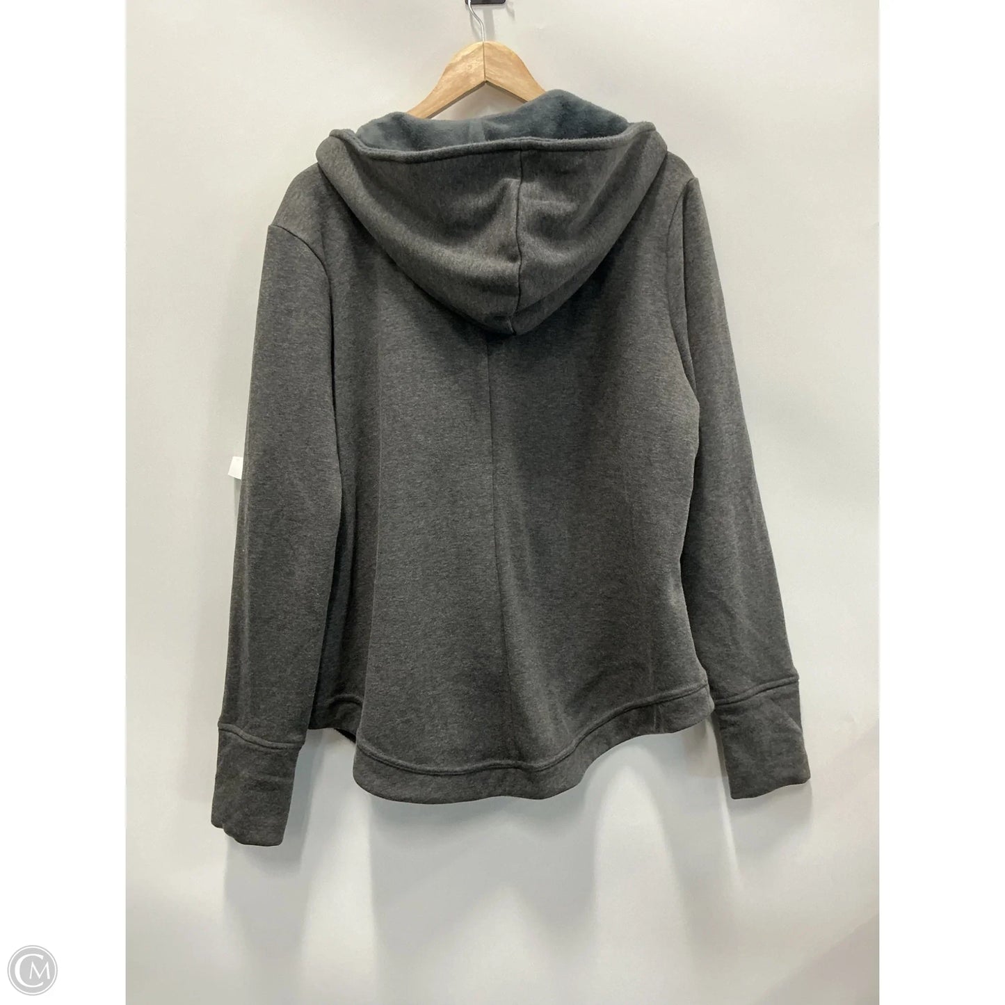 Sweatshirt Hoodie By Athleta In Grey, Size: L