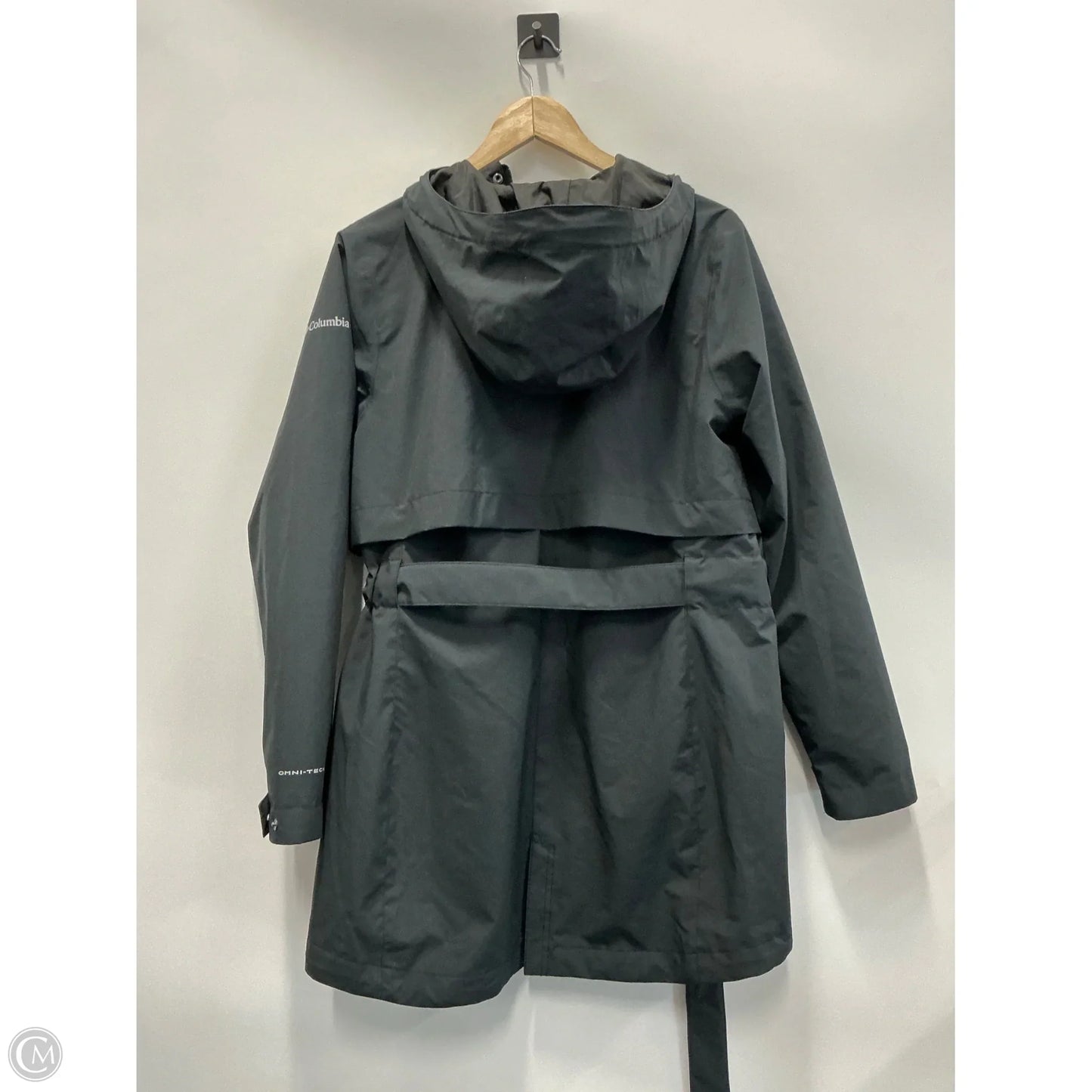Jacket Windbreaker By Columbia In Black, Size: L