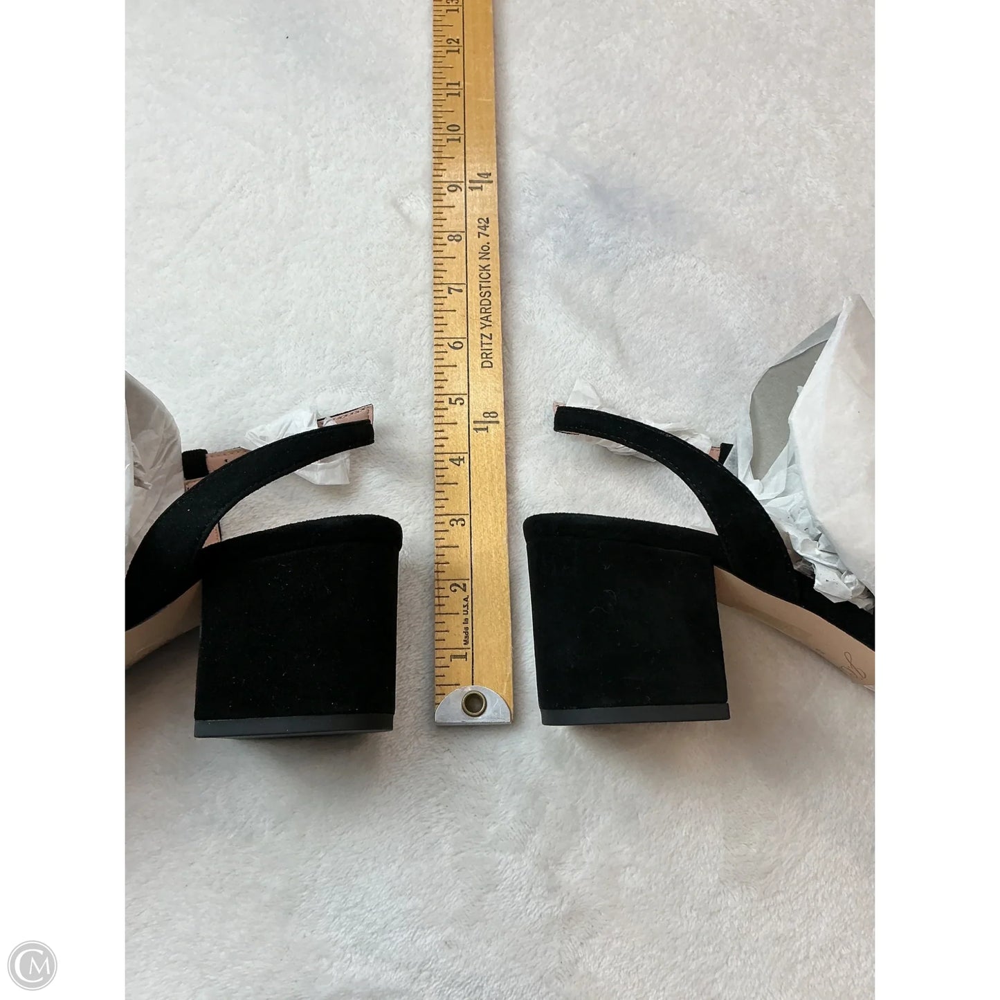 Sandals Heels Block By J. Crew In Black, Size: 8