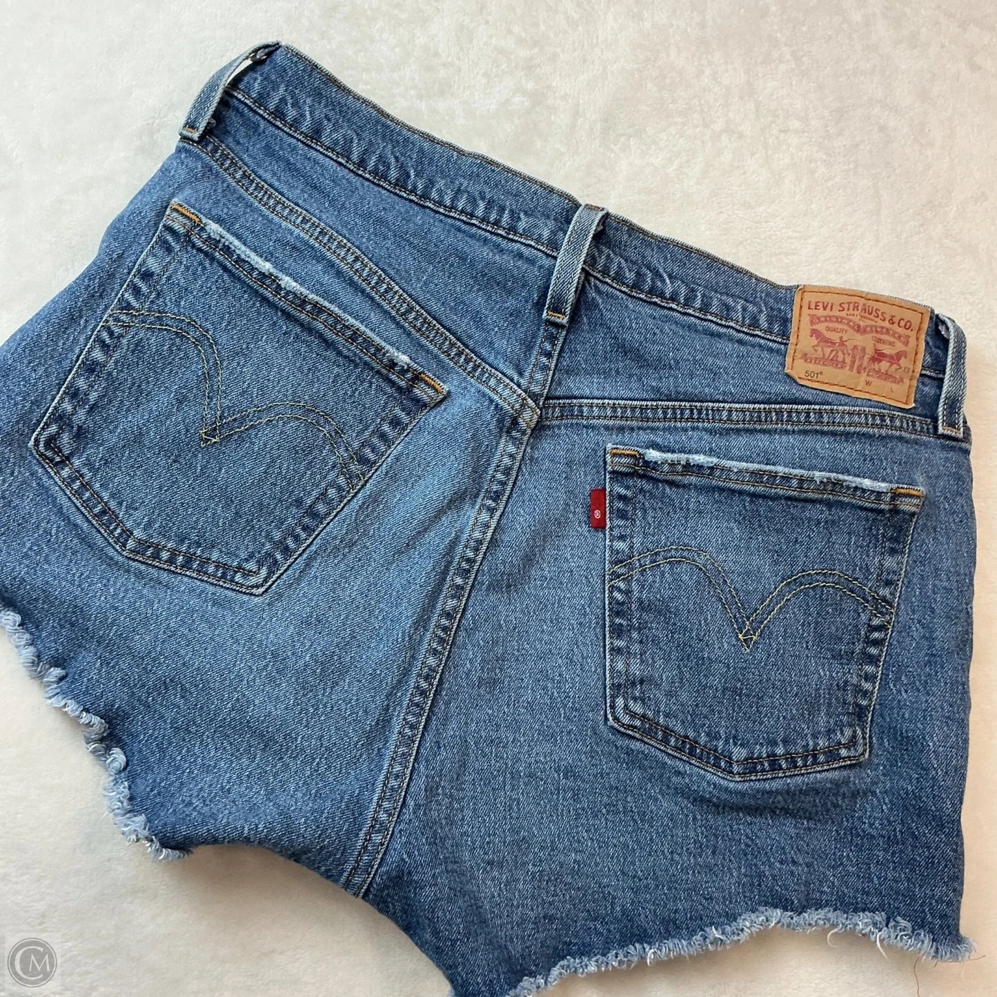 Shorts By Levis In Blue Denim, Size: 8