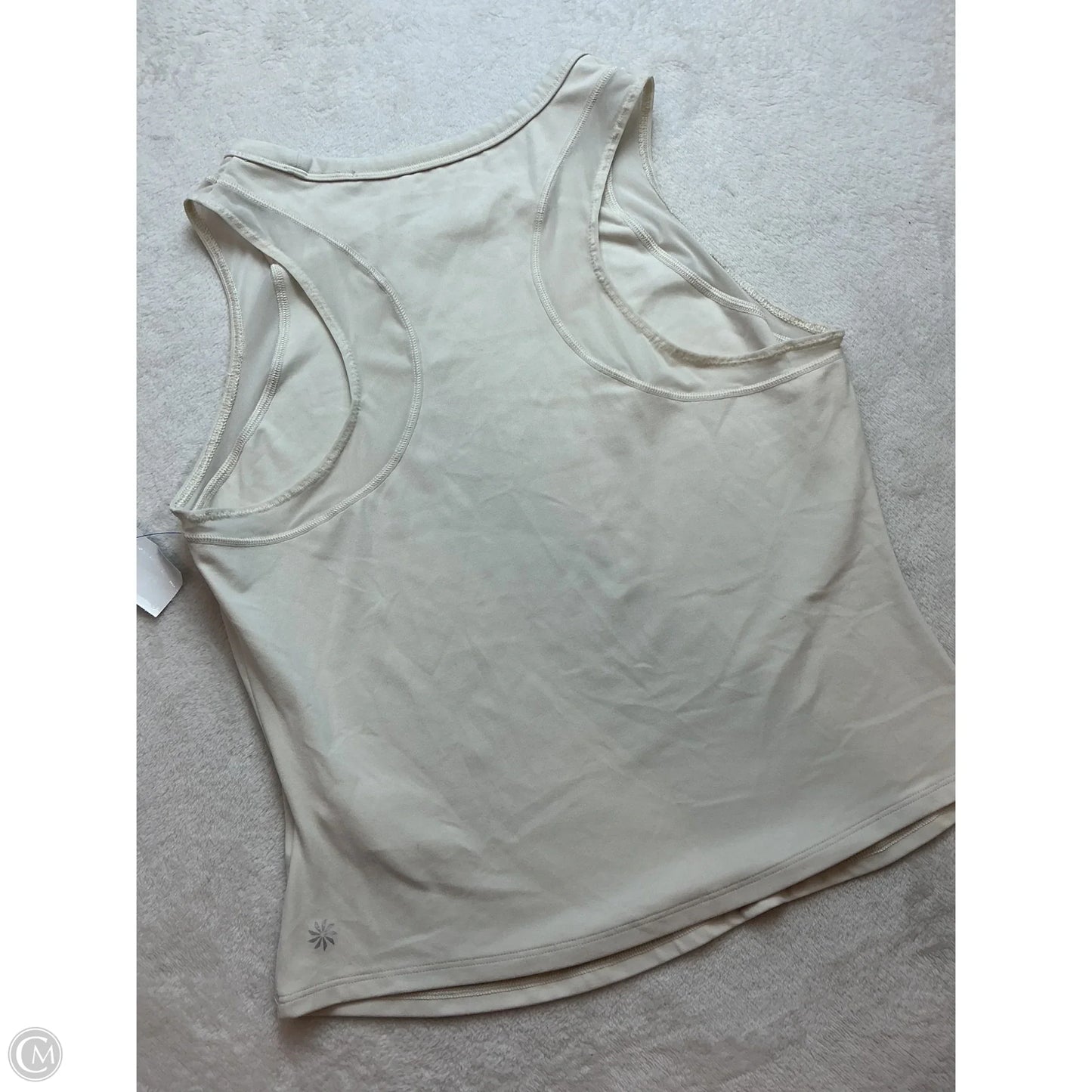 Athletic Tank Top By Athleta In Cream, Size: M
