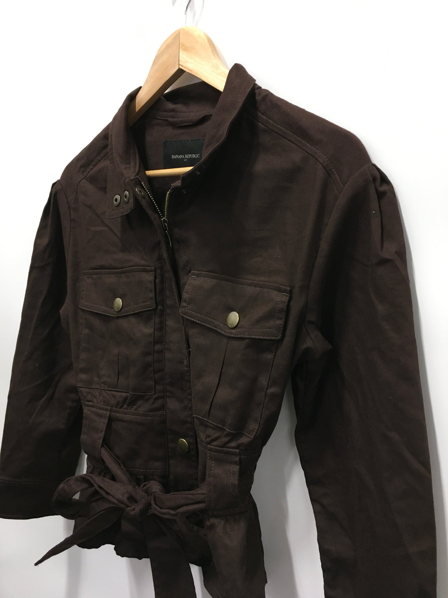 Brown Jacket Other Banana Republic, Size Petite Xs