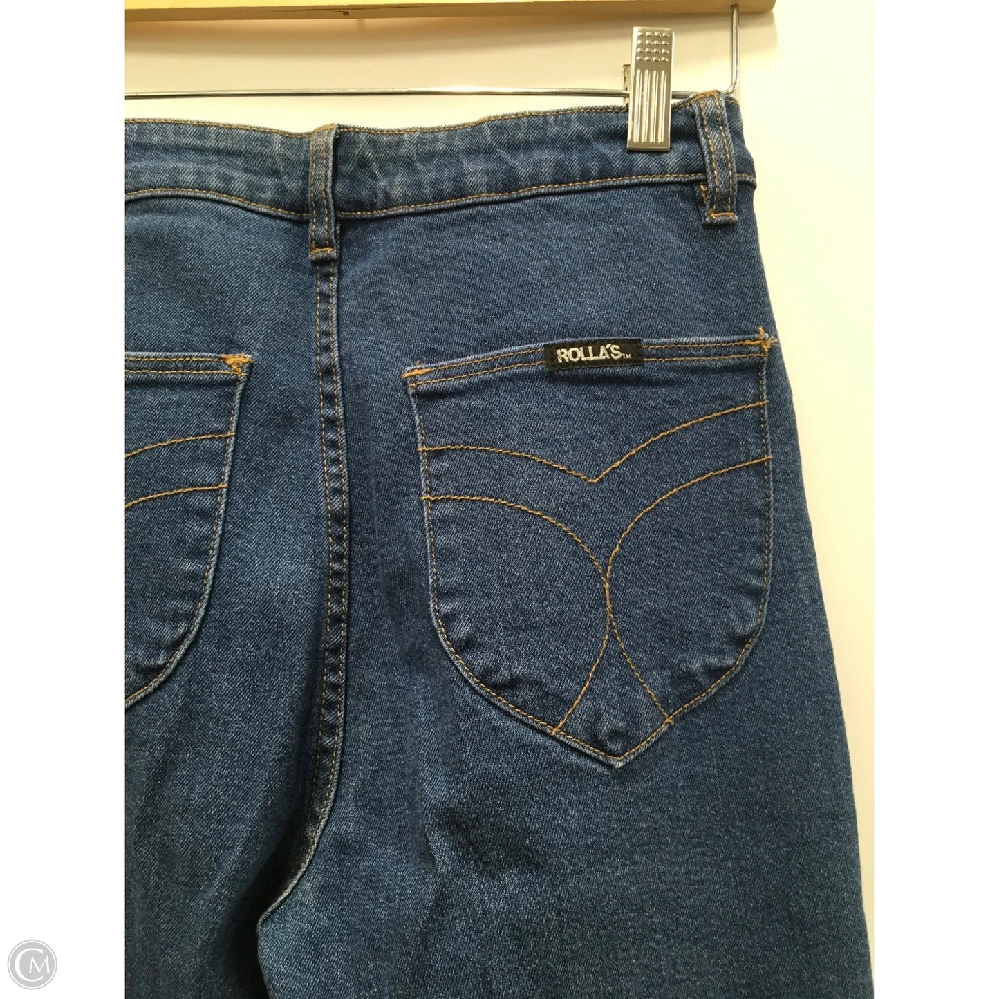 Jeans Boot Cut By Rollas In Blue Denim, Size: 4