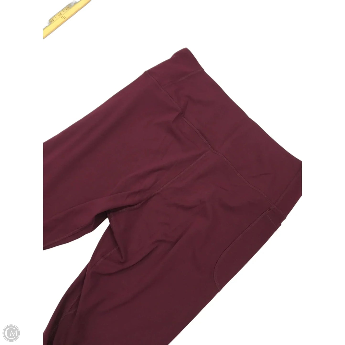 Athletic Leggings By Under Armour In Maroon, Size: 2x